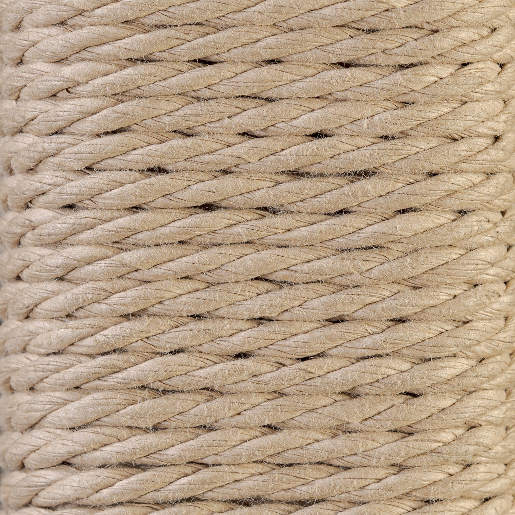 Four Hands Janey Mirror — Fawn Oak-Natural Paper Cord