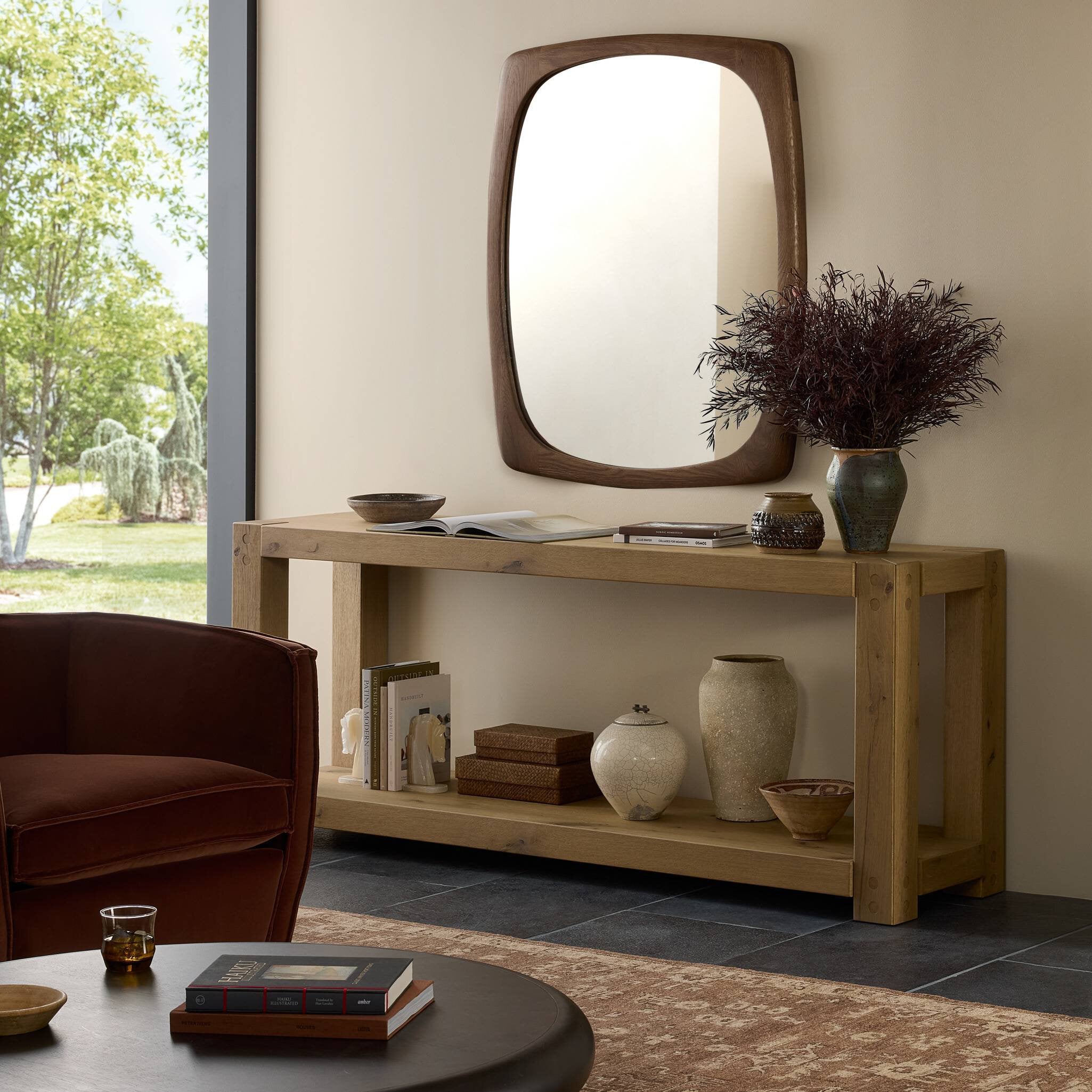 Four Hands Jai Wall Mirror — Cocoa Oak