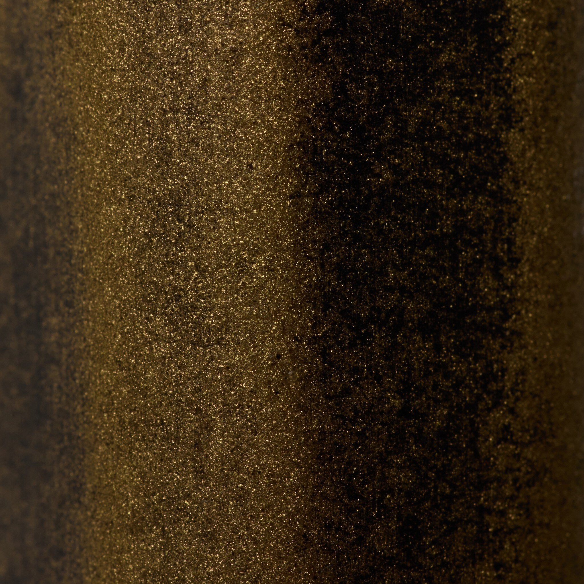 Four Hands Swinton Shelf — Hammered Aged Brass-Tempered Glass
