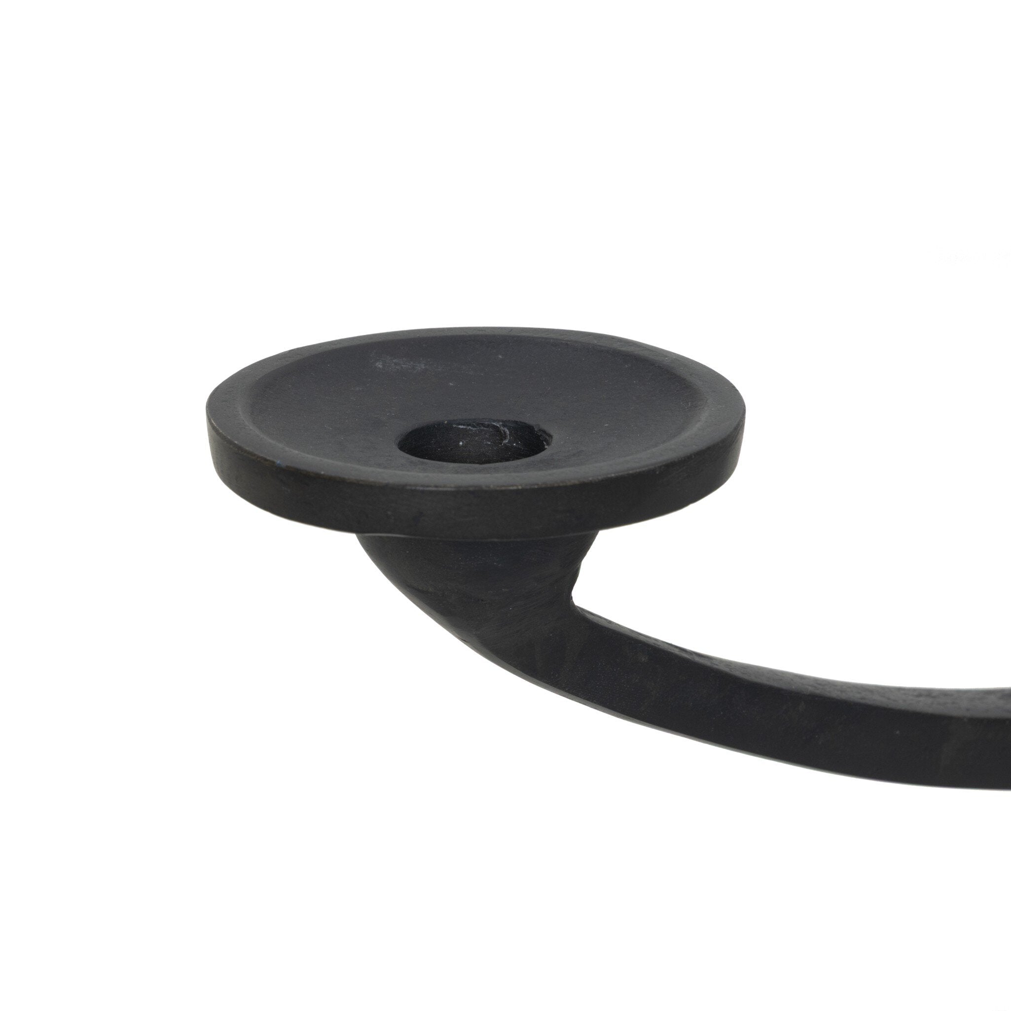 Four Hands Santu Candle Holder — Black Antique