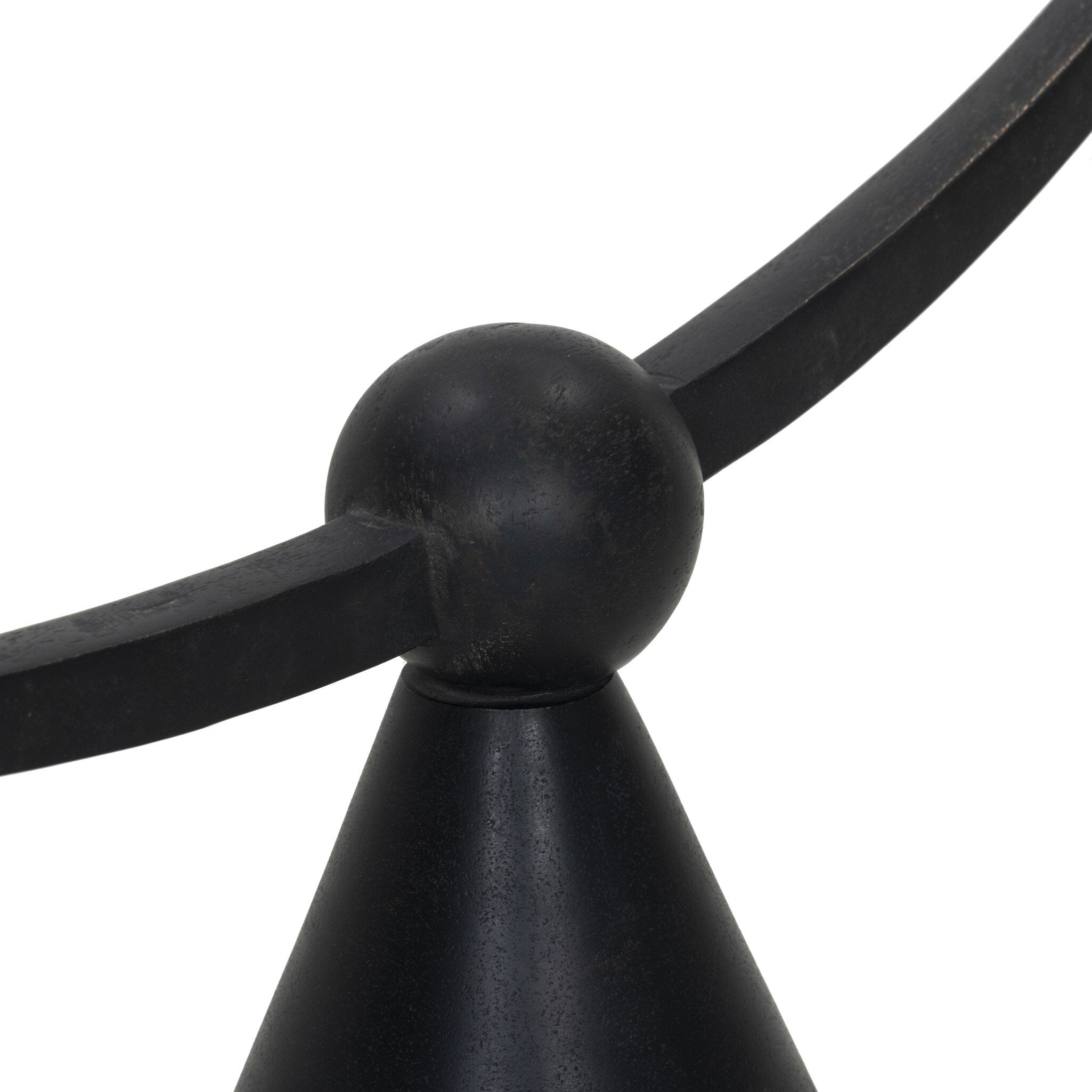 Four Hands Santu Candle Holder — Black Antique