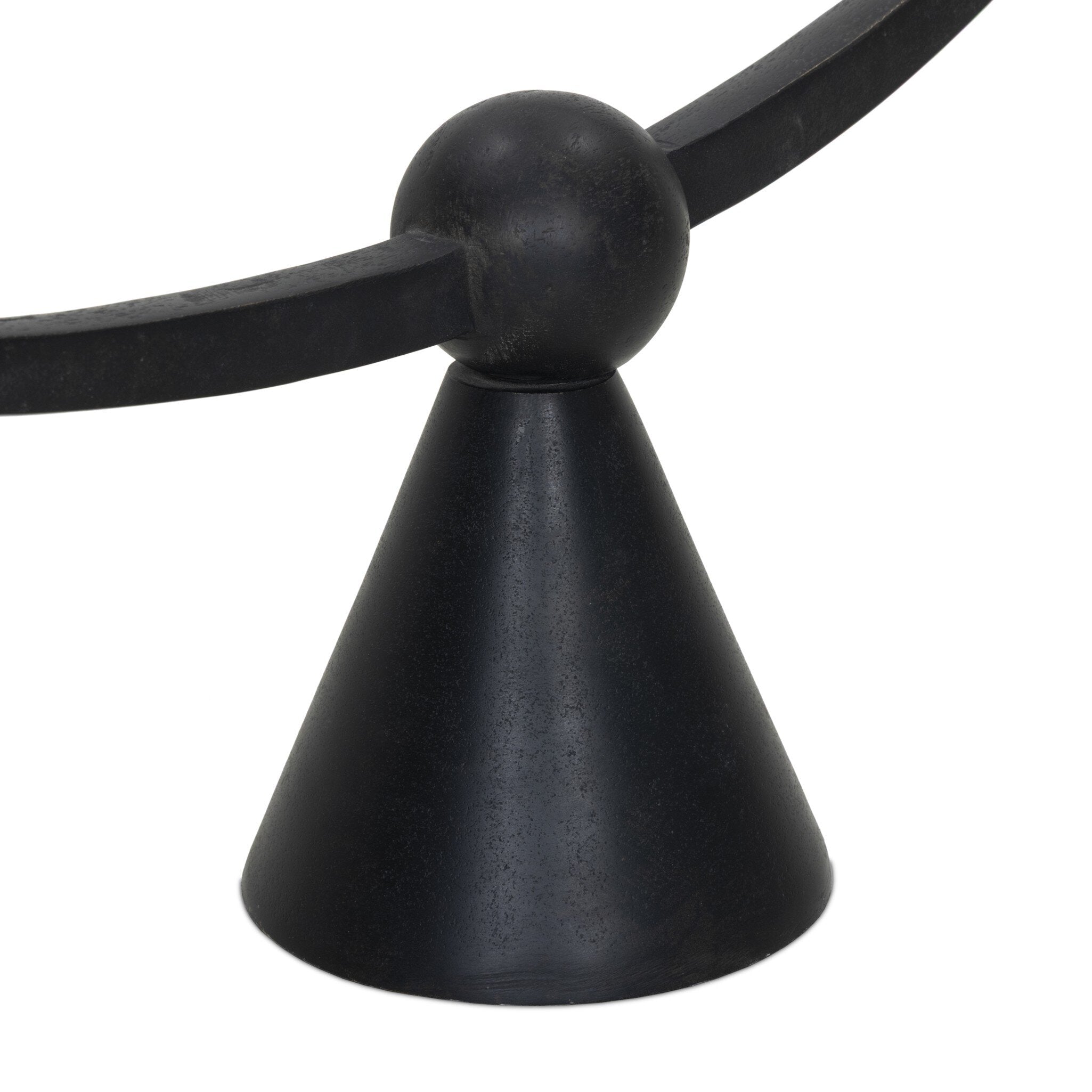 Four Hands Santu Candle Holder — Black Antique