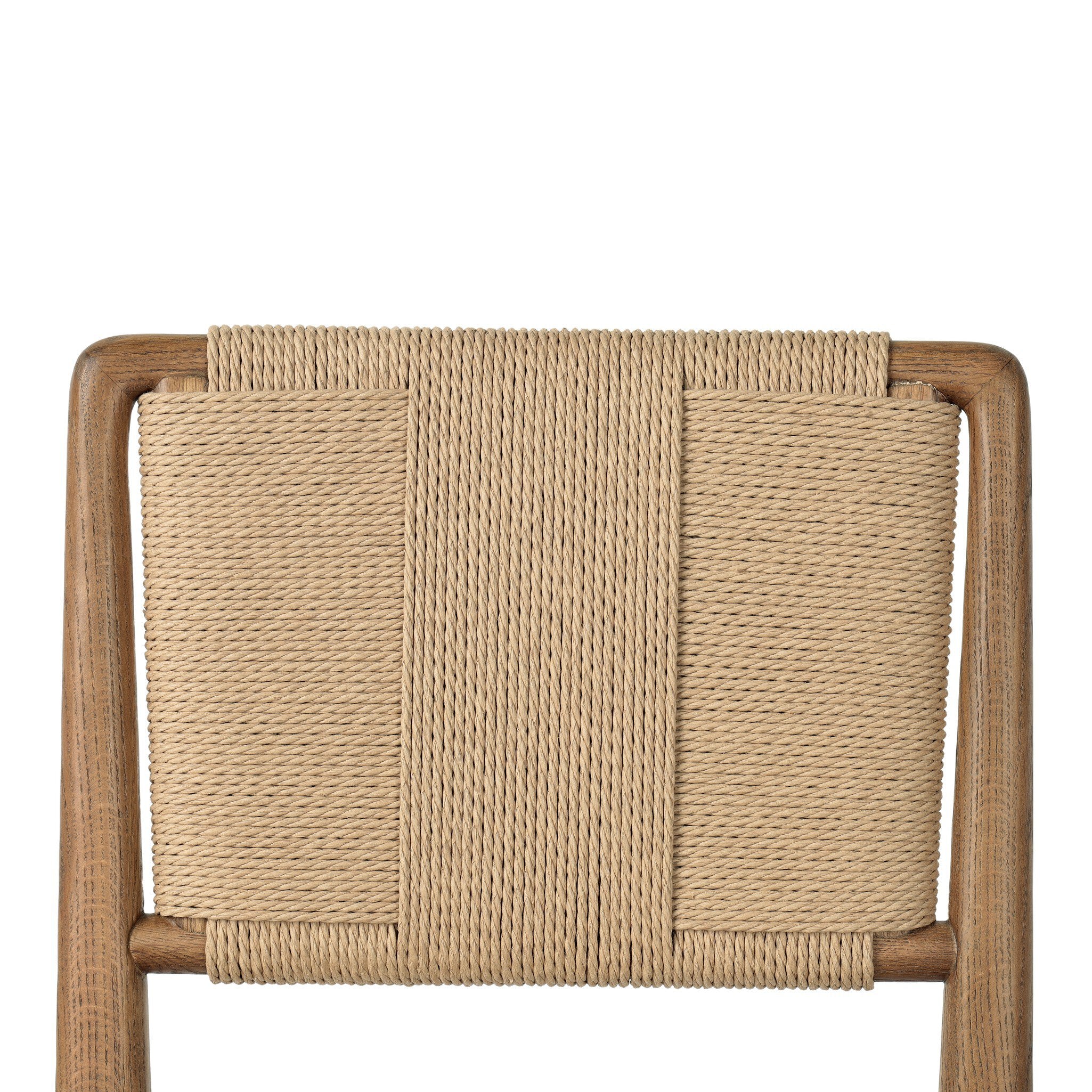 Four Hands Rothler Bar + Counter Stool — Alcala Wheat-Tan Ash-Double Twisted Paper Cord-Counter