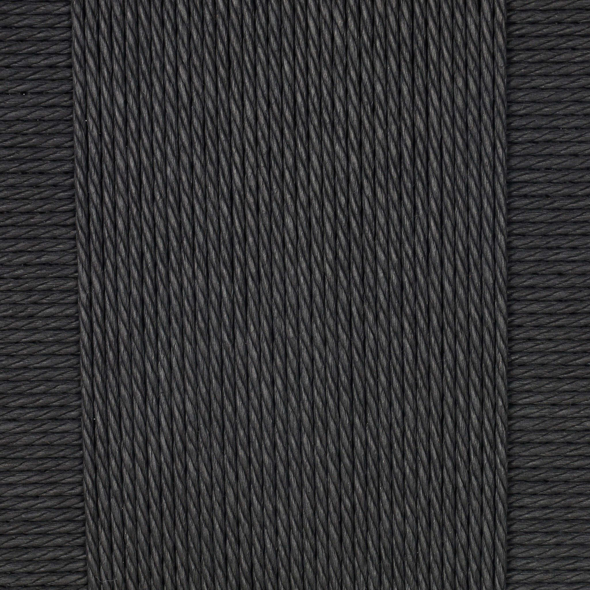 Four Hands Rothler Bar + Counter Stool — Essence Natural-Black Brushed Ash-Double Twisted Black Paper Cord-Counter