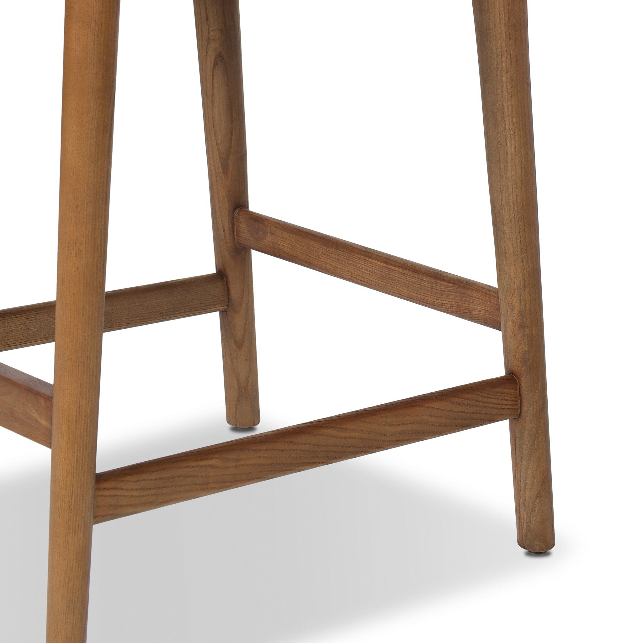 Four Hands Rothler Bar + Counter Stool — Maestro Camel-Tan Ash-Double Twisted Paper Cord-Counter
