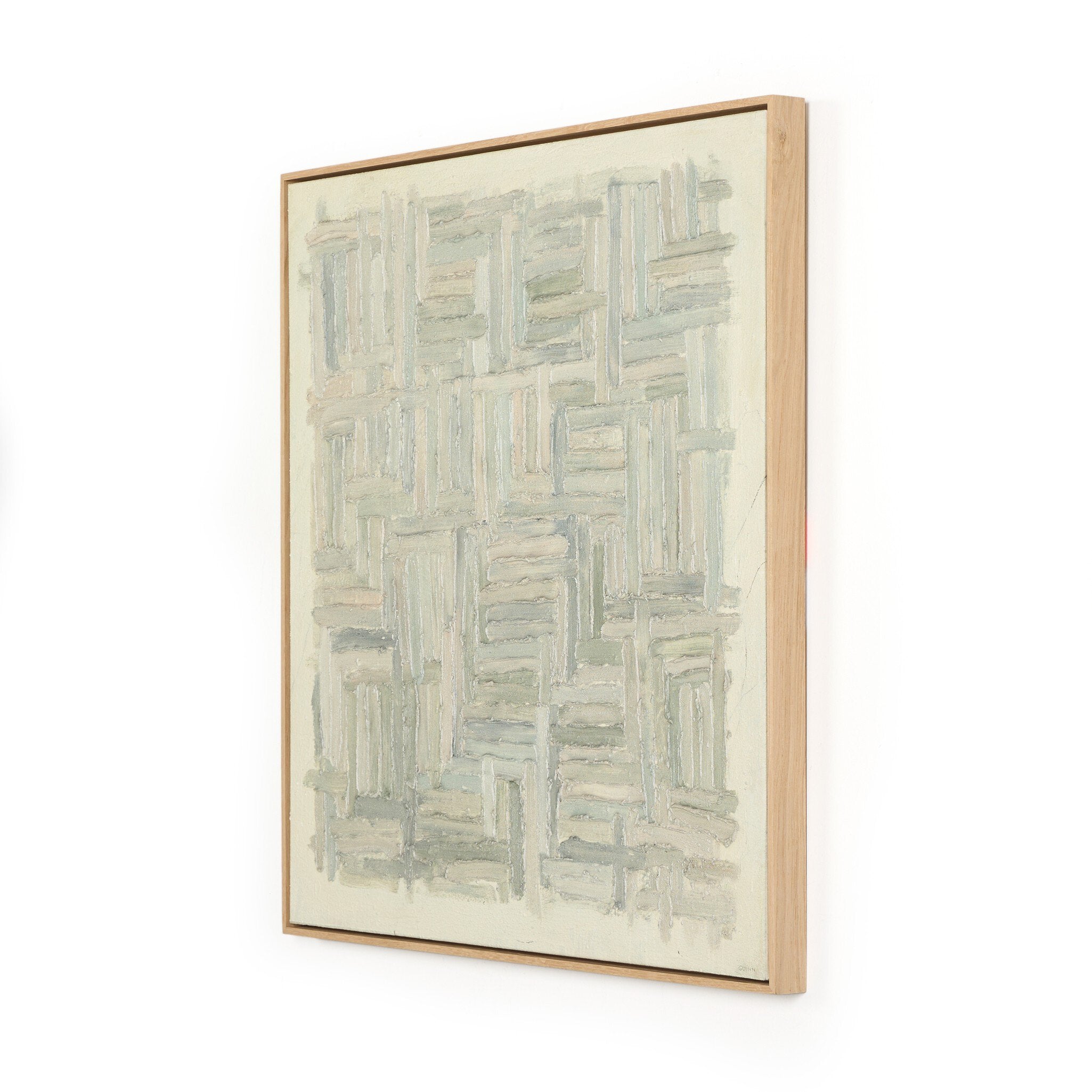 Four Hands Into The New No. 4 by Tyler Guinn — 250876-001 - 24.0x24.0-Vertical Grain White Oak Floater-Small