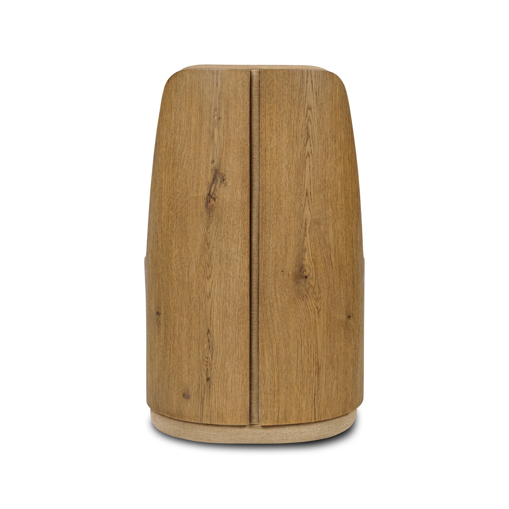Four Hands Hemphill Dining Chair — Laughlin Natural-Aged Smoked Oak-Aged Smoked Oak Veneer