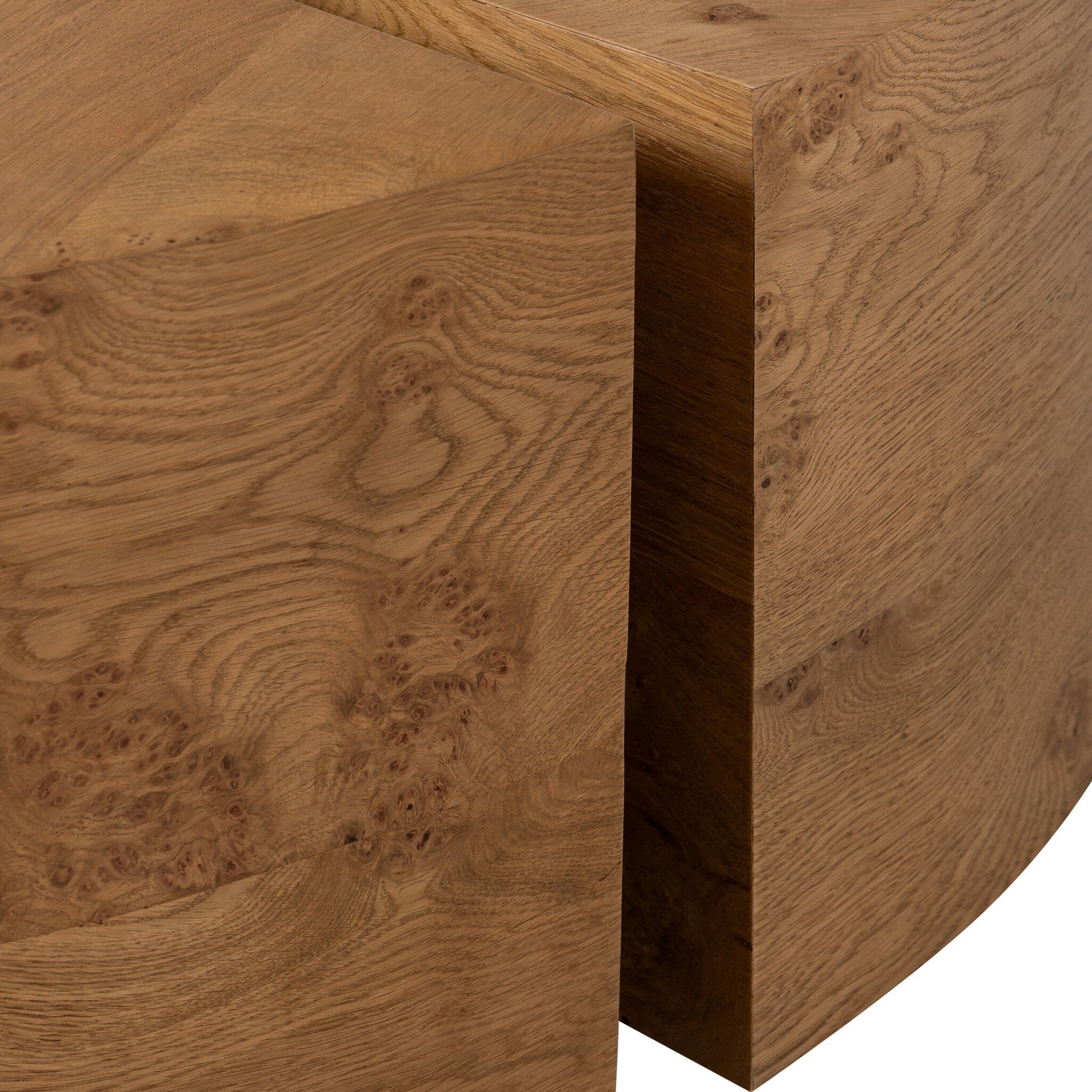 Four Hands Rue Coffee Table — Barley Medium Burl Oak-Barley Medium Burl Oak Solid