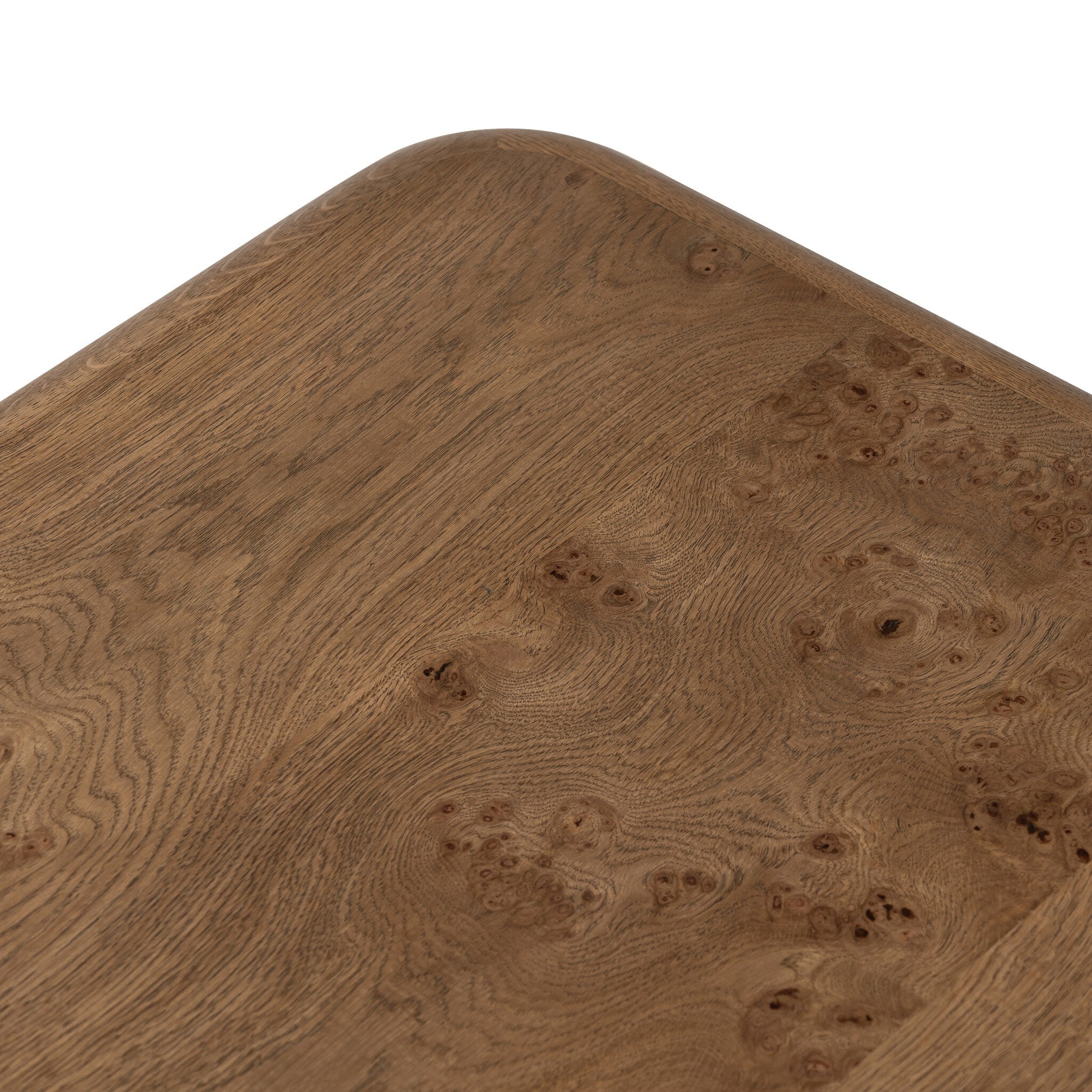 Four Hands Talessi Square Coffee Table — Wheat Medium Burl Oak-Wheat Medium Burl Oak Solid