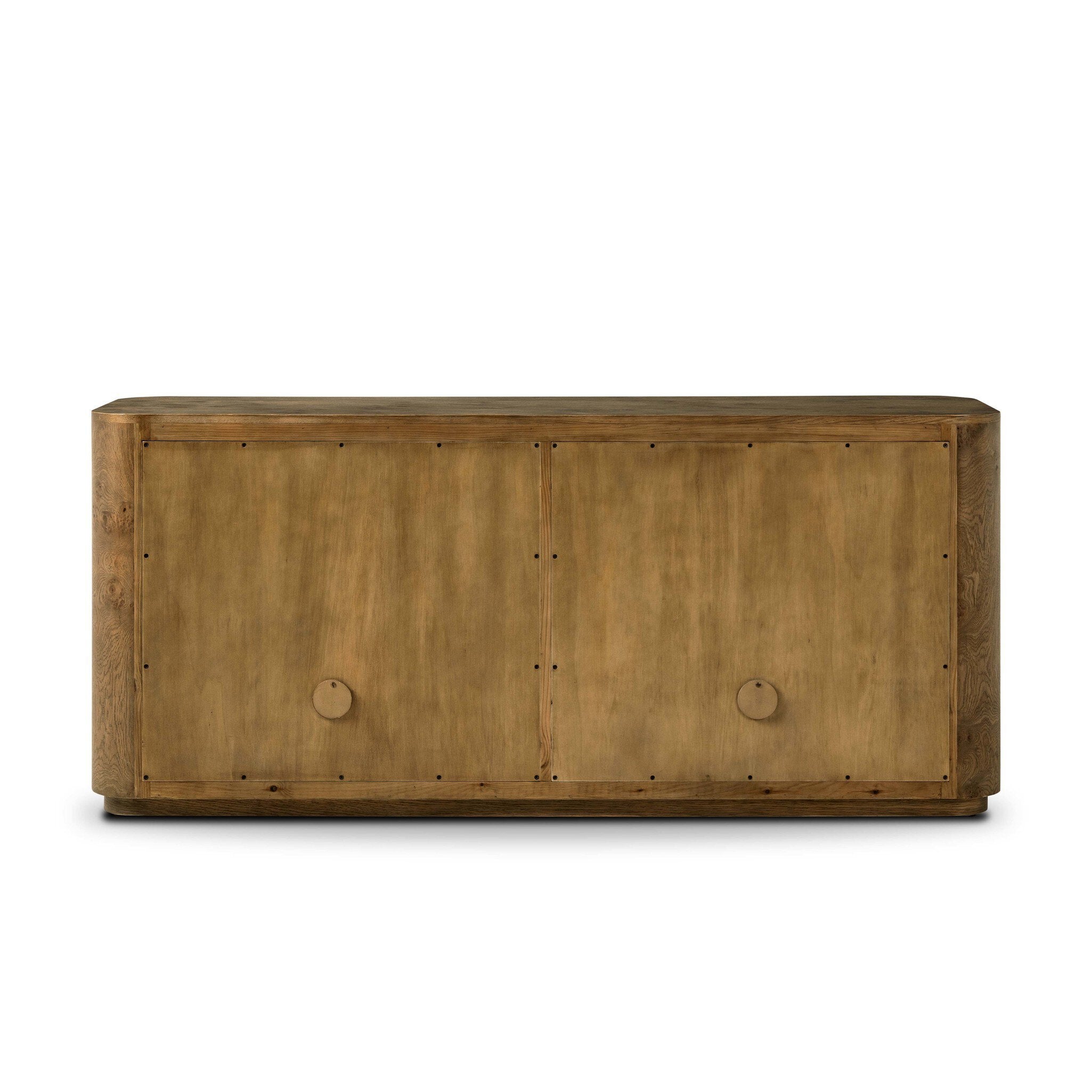 Four Hands Morley Sideboard — Rye Medium Burl Oak Veneer-Rye Medium Burl Oak