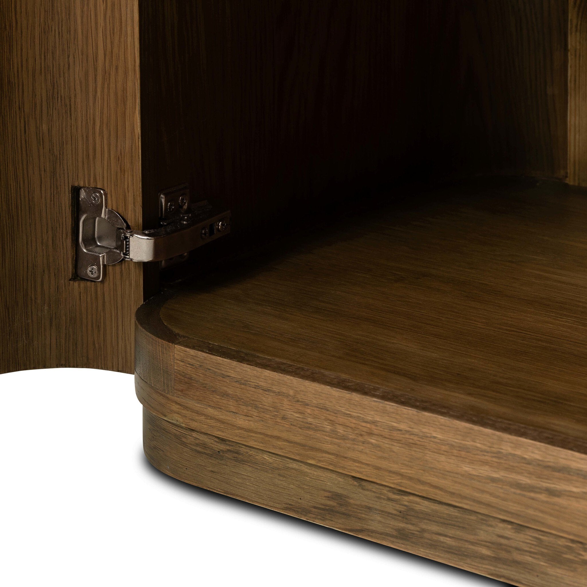 Four Hands Morley Sideboard — Rye Medium Burl Oak Veneer-Rye Medium Burl Oak