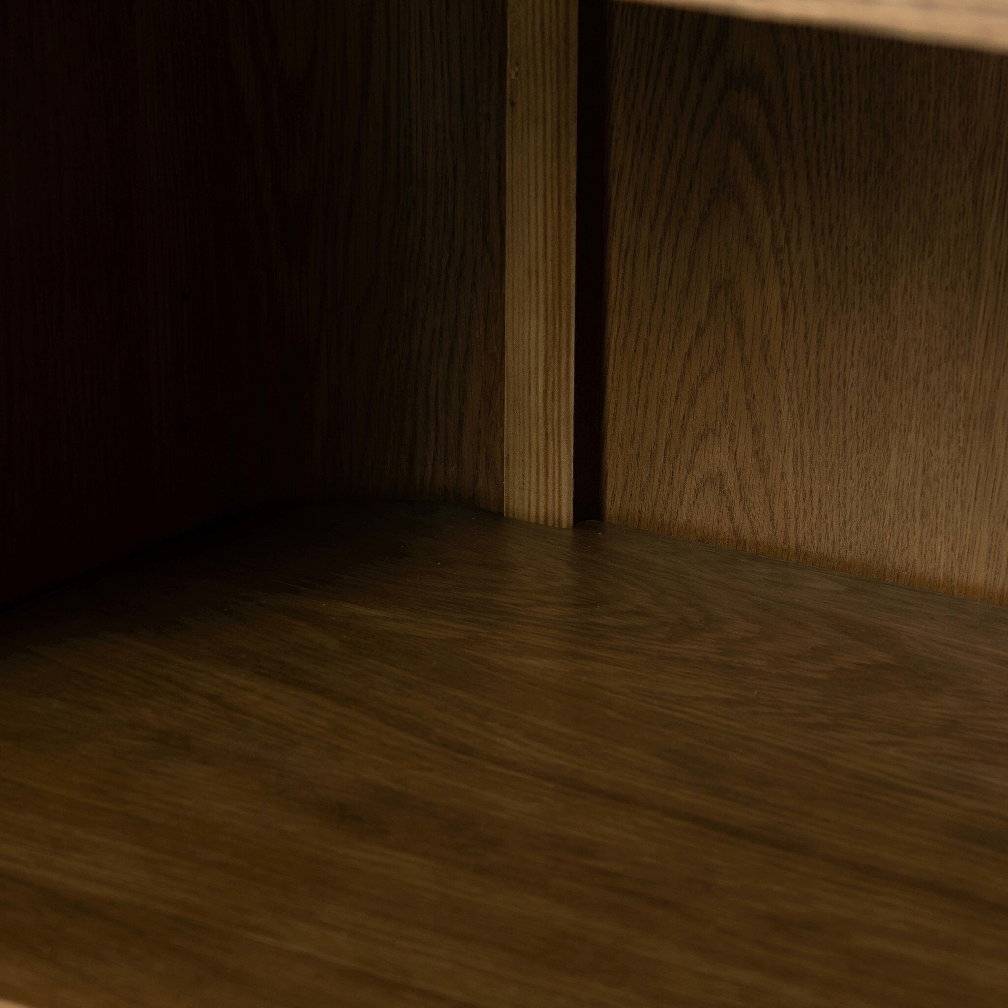 Four Hands Morley Sideboard — Rye Medium Burl Oak Veneer-Rye Medium Burl Oak