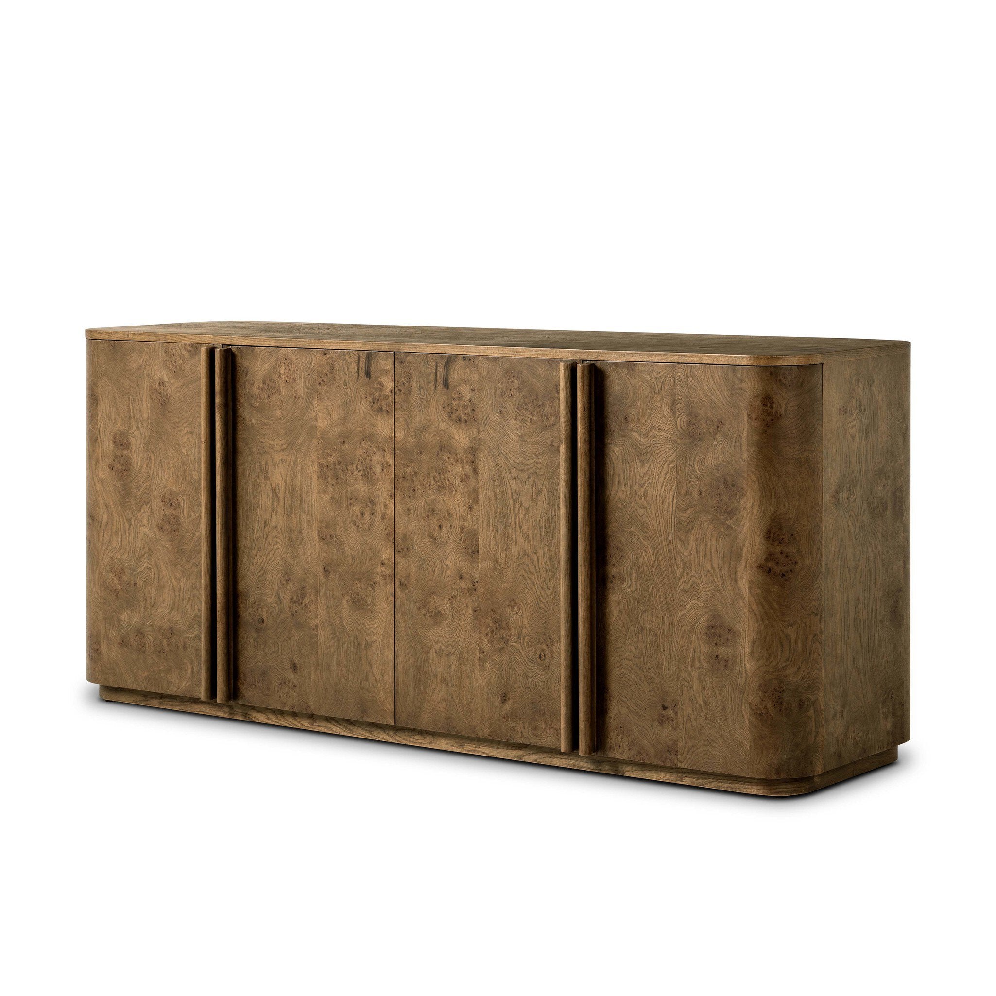 Four Hands Morley Sideboard — Rye Medium Burl Oak Veneer-Rye Medium Burl Oak