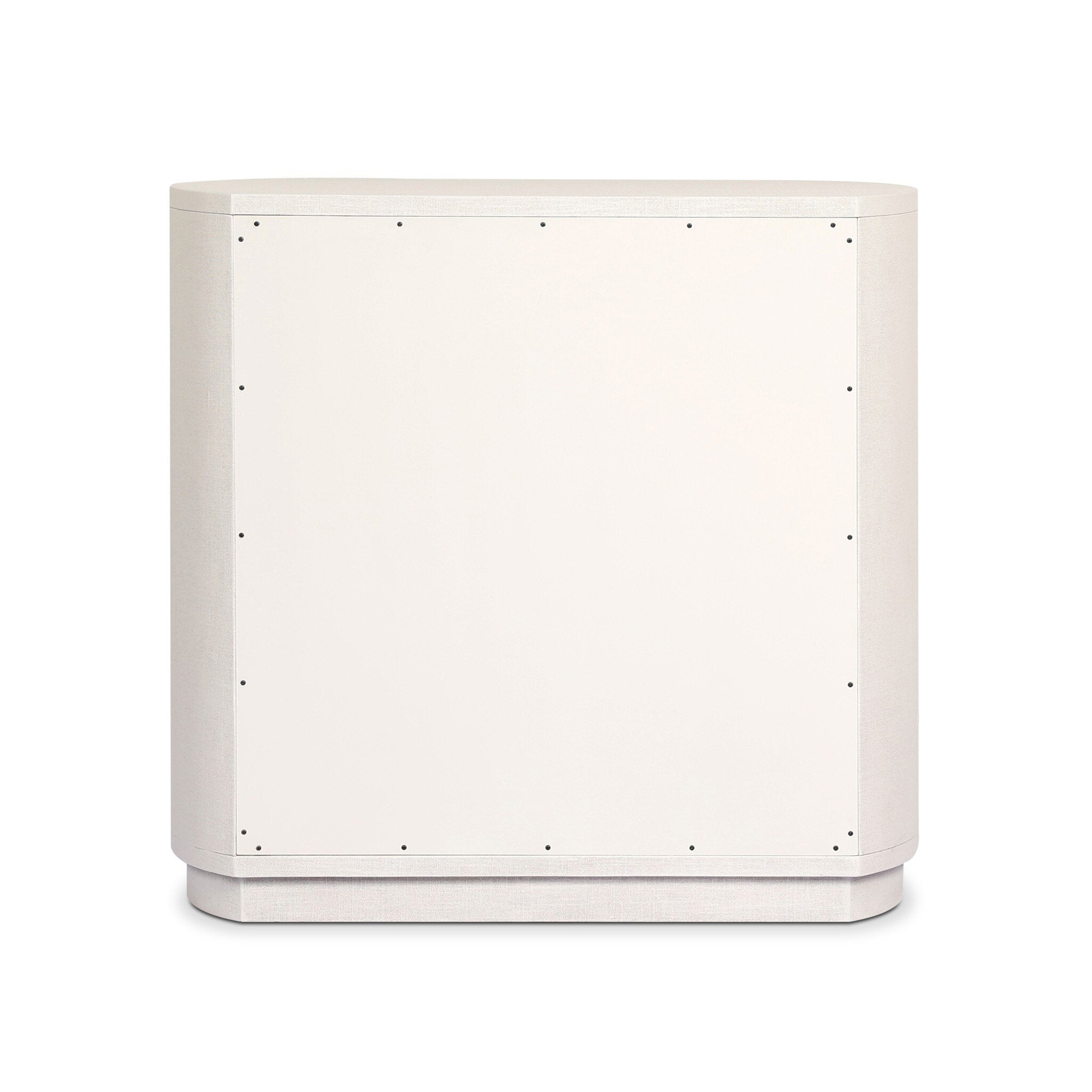 Four Hands Amelia Chest — Ivory Painted Linen-Light Antique Brass