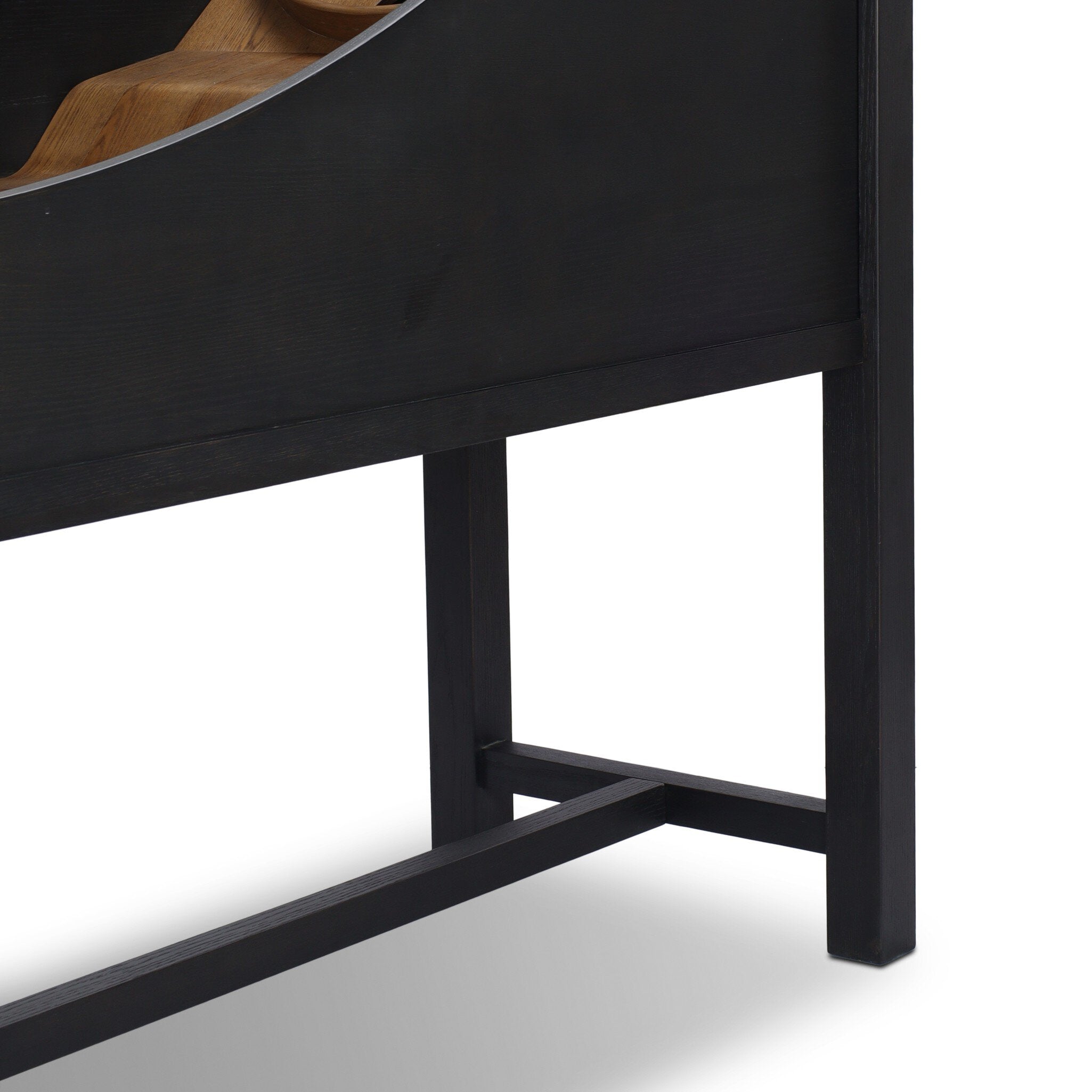 Four Hands Skee Ball — Distressed Black Oak Veneer-Tan Oak Veneer-Tan Oak
