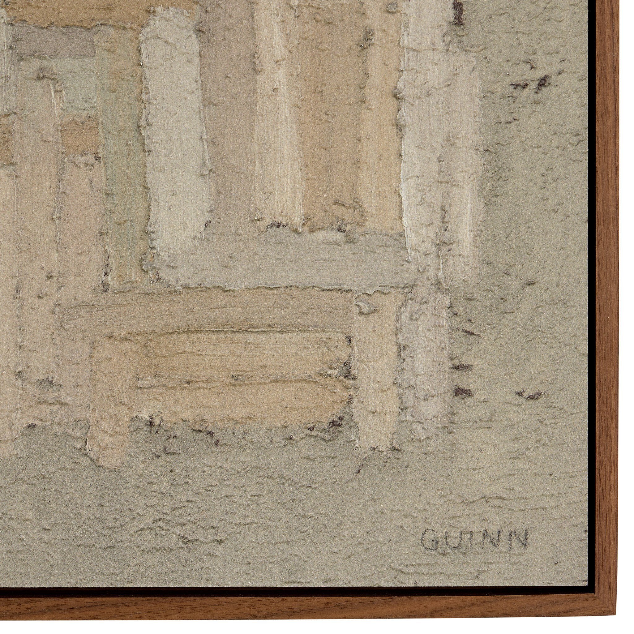 Four Hands Into The New No. 3 by Tyler Guinn — 251932-003 - 60.0x43.25-Walnut Floater-Oversized