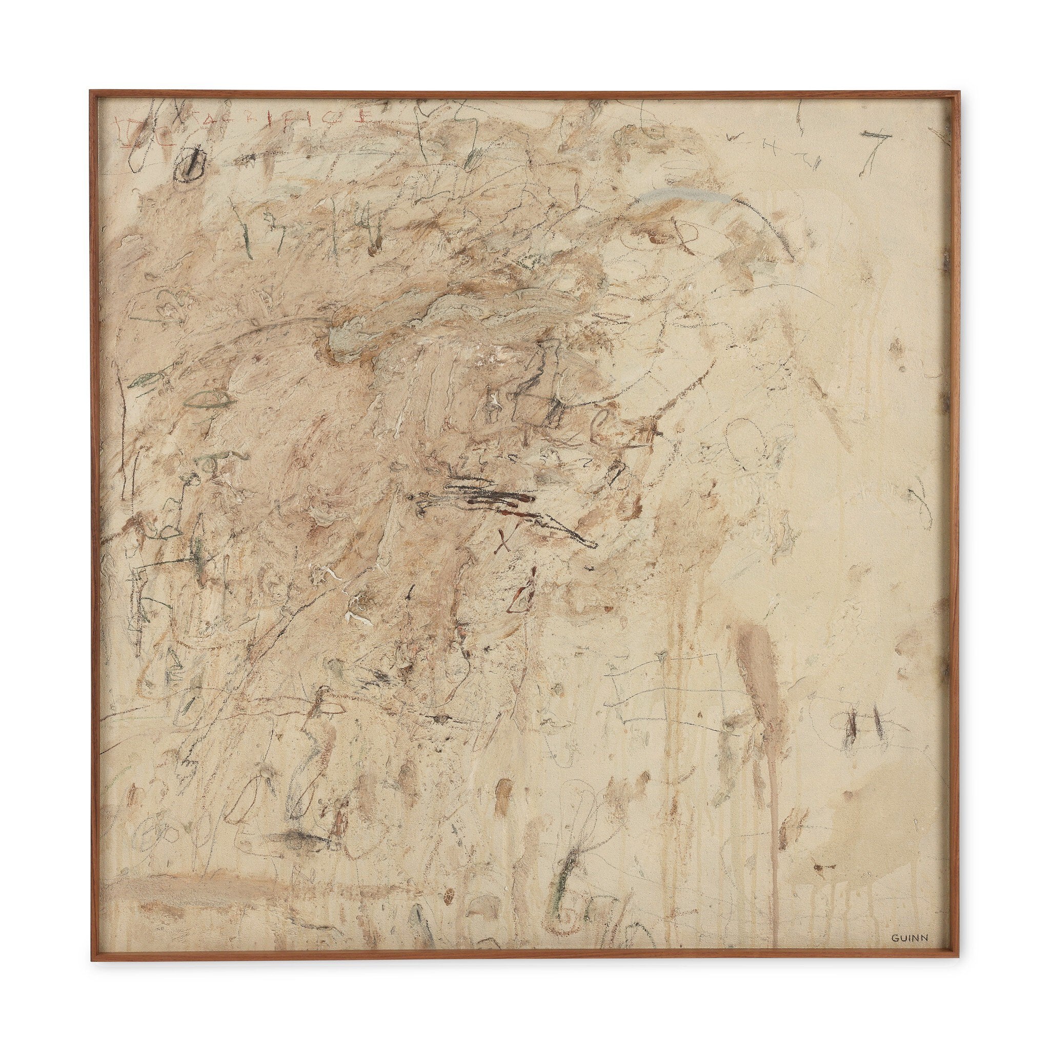 Four Hands The Offering by Tyler Guinn — 251933-002 - 40.0x40.0-Walnut Floater-Large