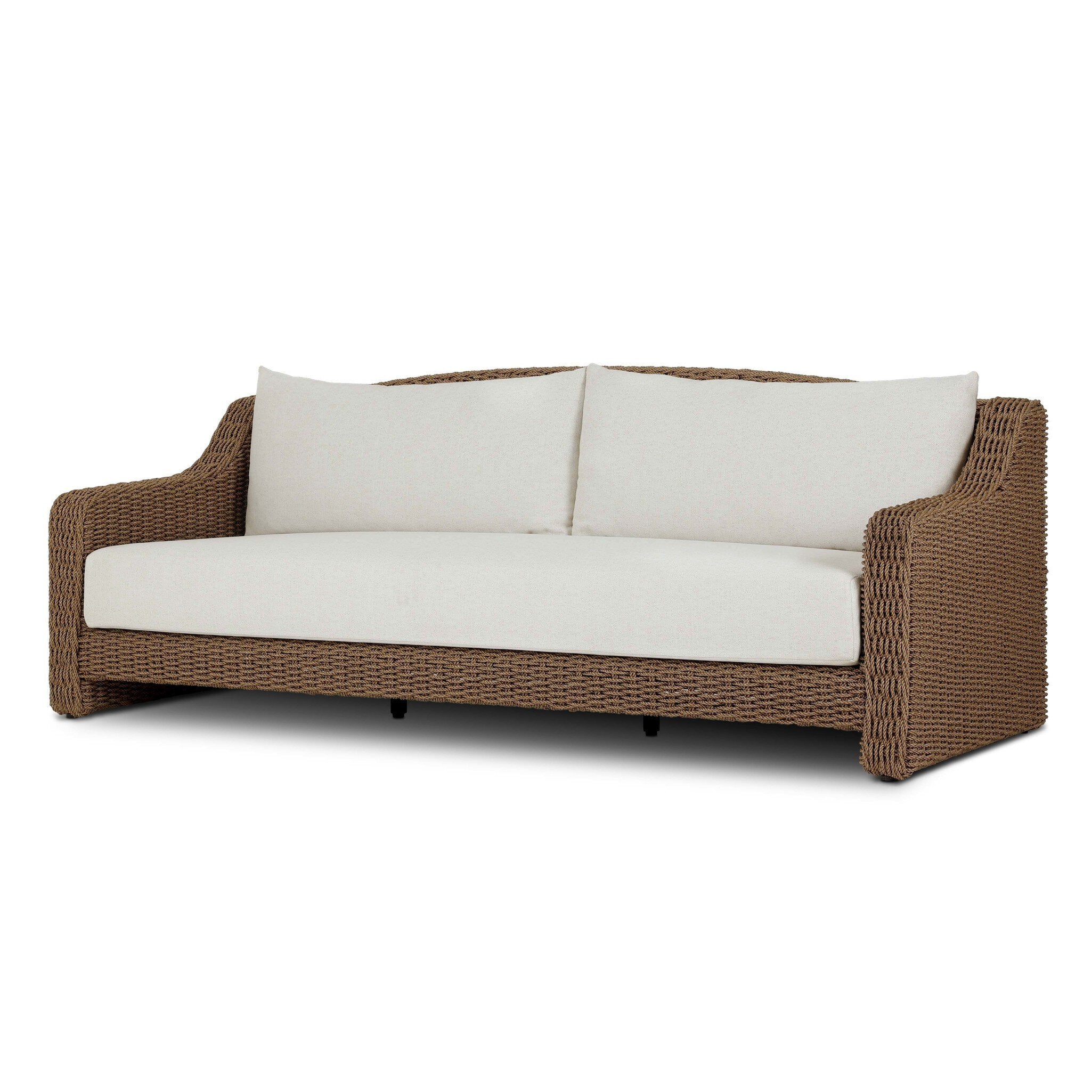 Four Hands Marina Outdoor Sofa — Alessi Linen-Twisted Umber