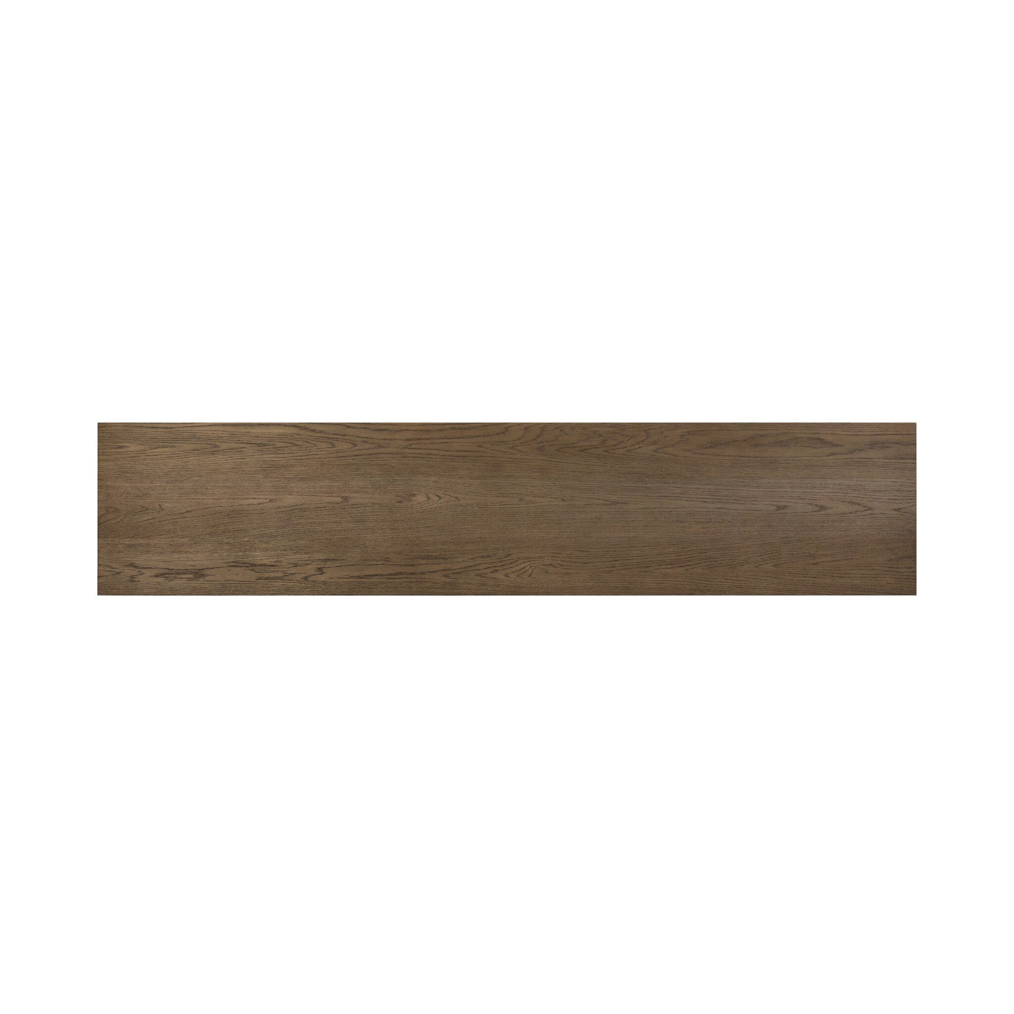 Four Hands Salta Sideboard — Brown Oak Thin Oyster-Brown Oak Thick Veneer-Dark Aluminum