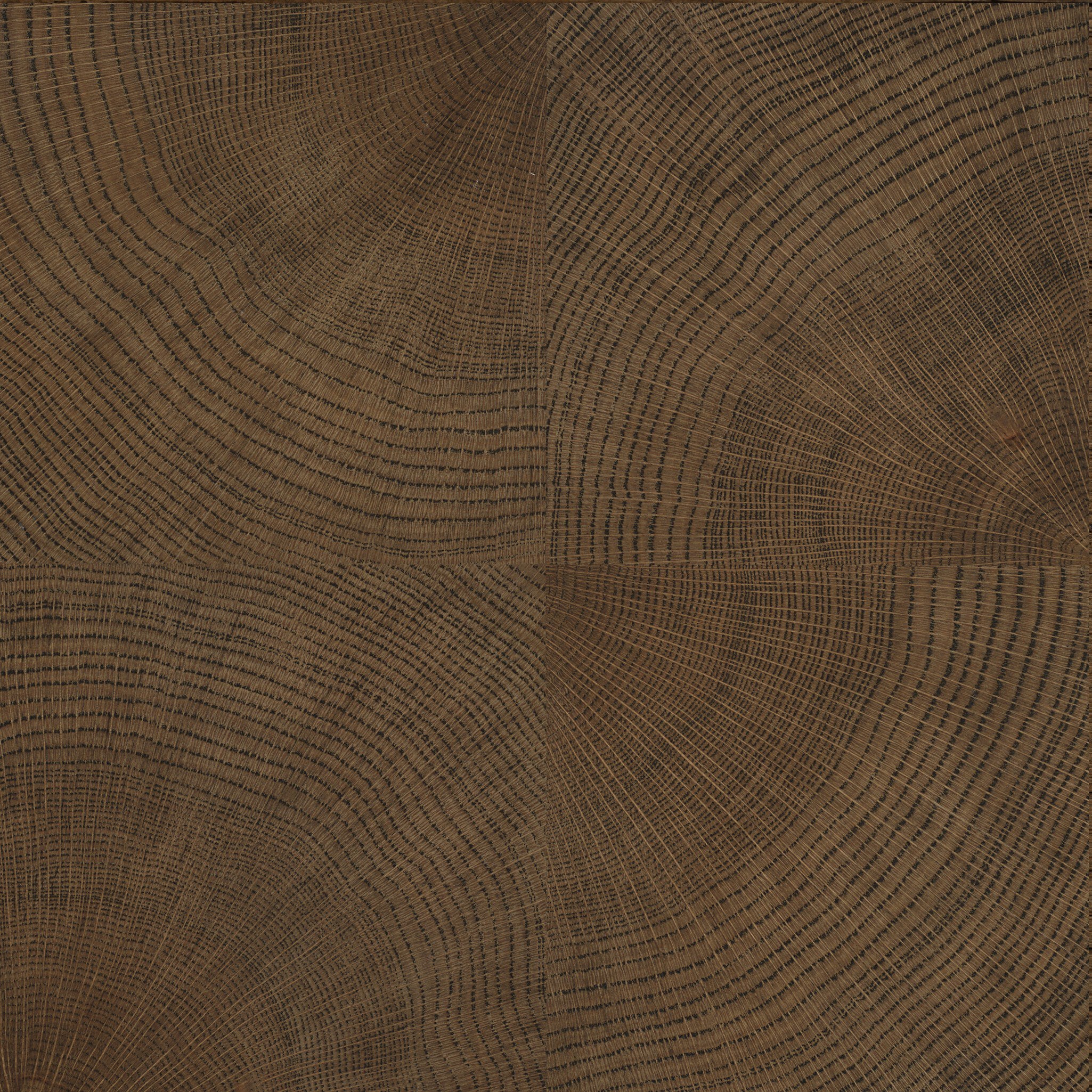 Four Hands Salta Bed — Brown Oak Thin Oyster-Brown Oak Thick Veneer-Brown Oak Solid-Queen