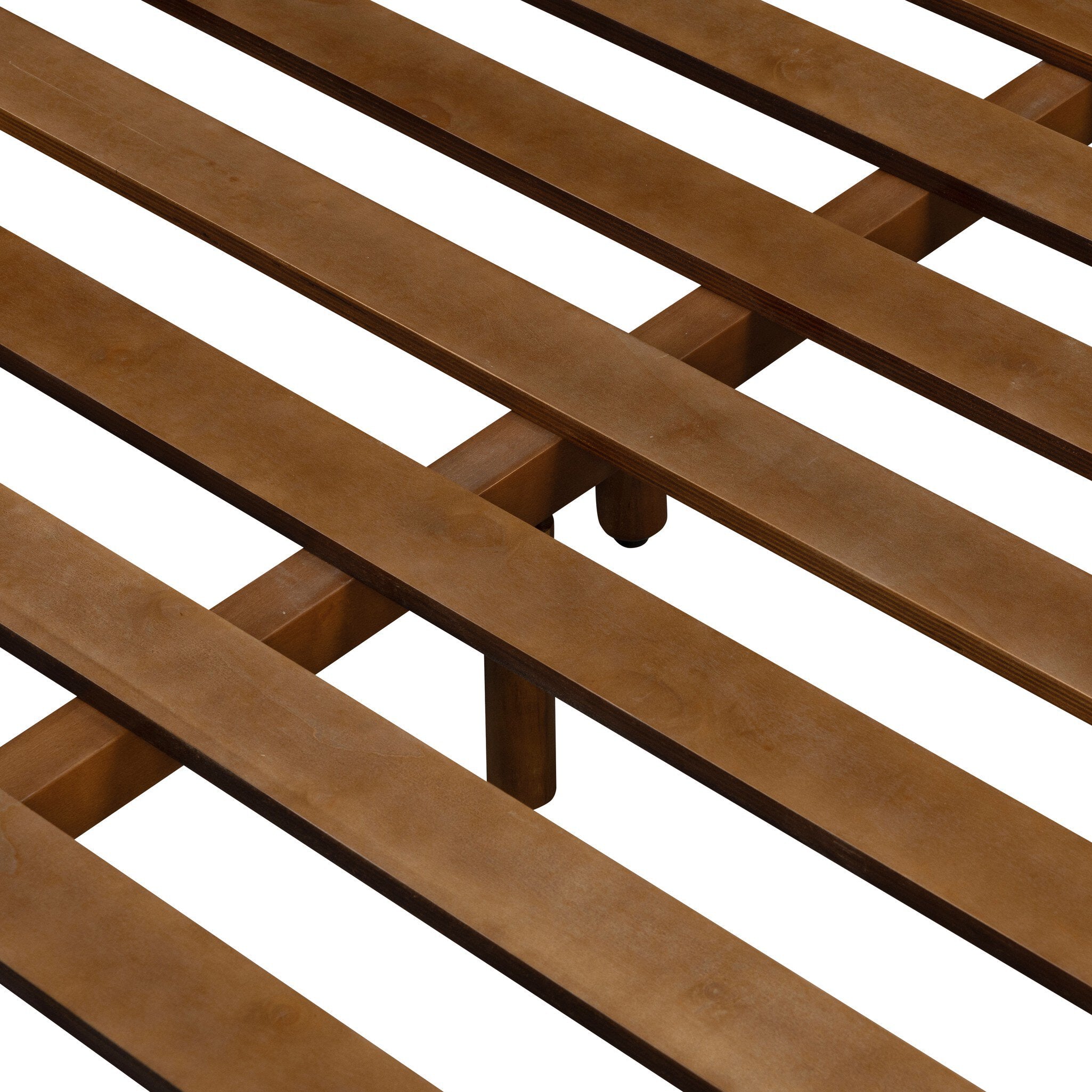 Four Hands Salta Bed — Brown Oak Thin Oyster-Brown Oak Thick Veneer-Brown Oak Solid-Queen
