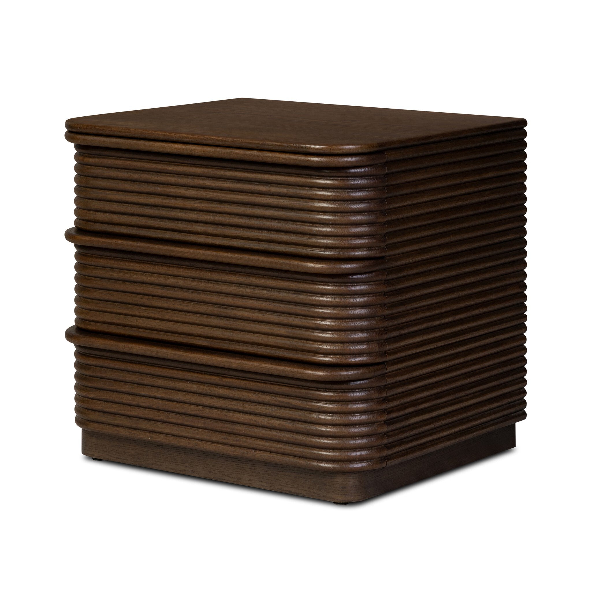 Four Hands Benny Nightstand — Spiced Oak-Spiced Oak Veneer