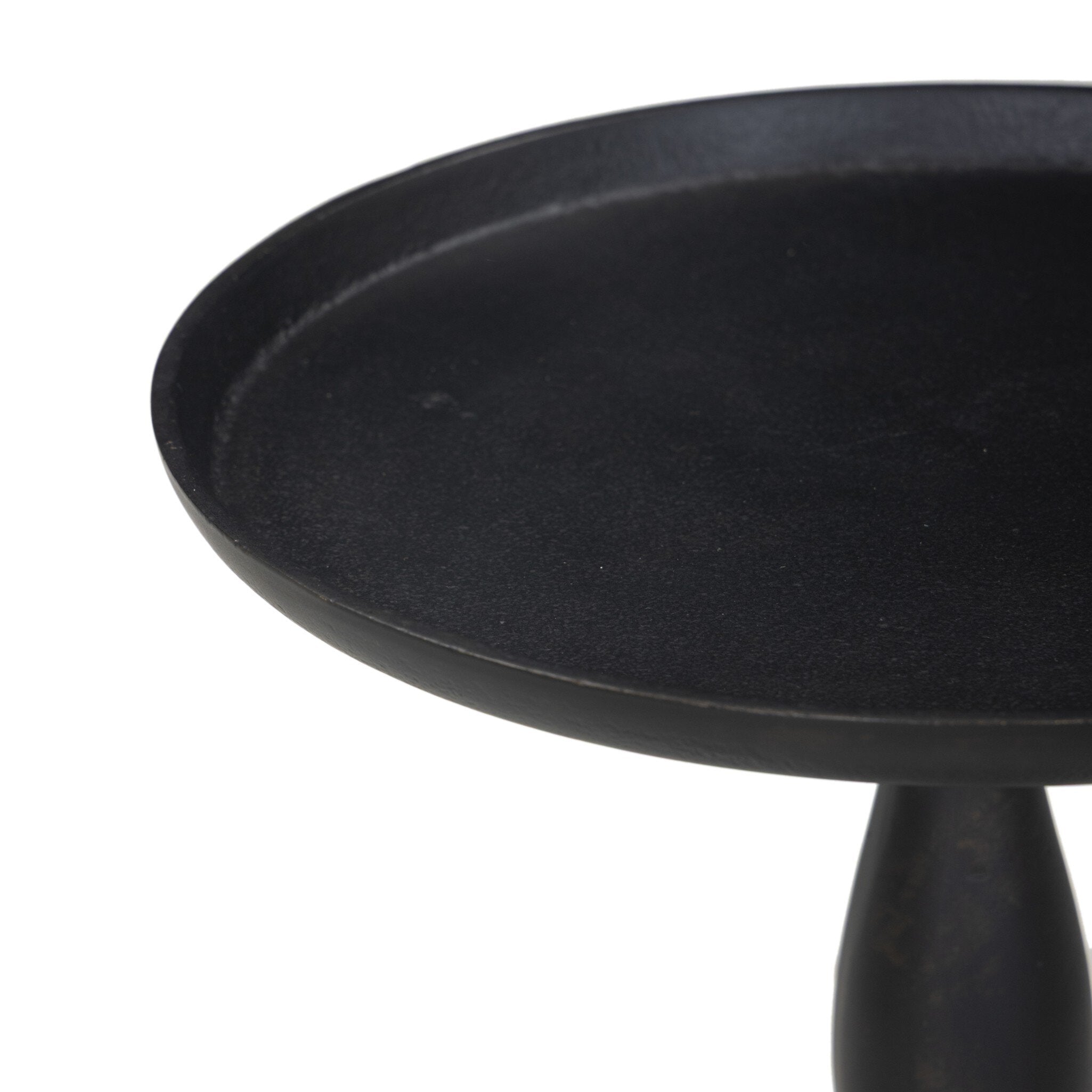 Four Hands Carden End Table — Black Antique