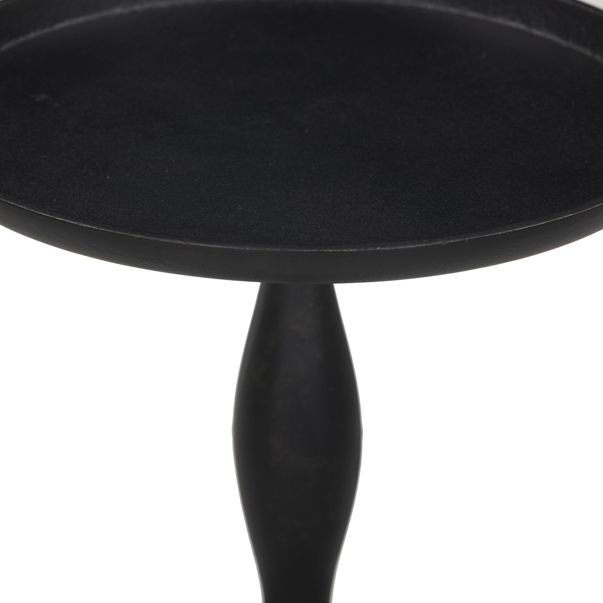 Four Hands Carden End Table — Black Antique
