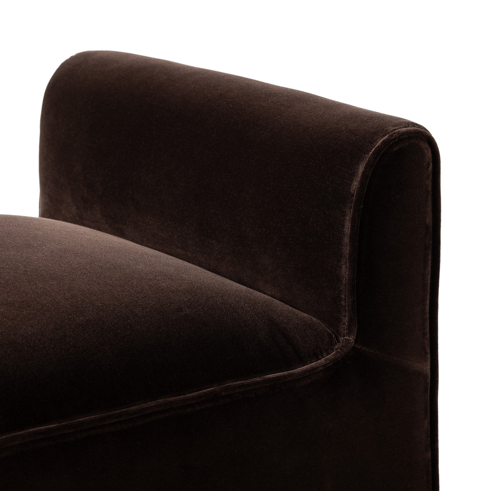 Four Hands Allonia Accent Stool — Surrey Cocoa