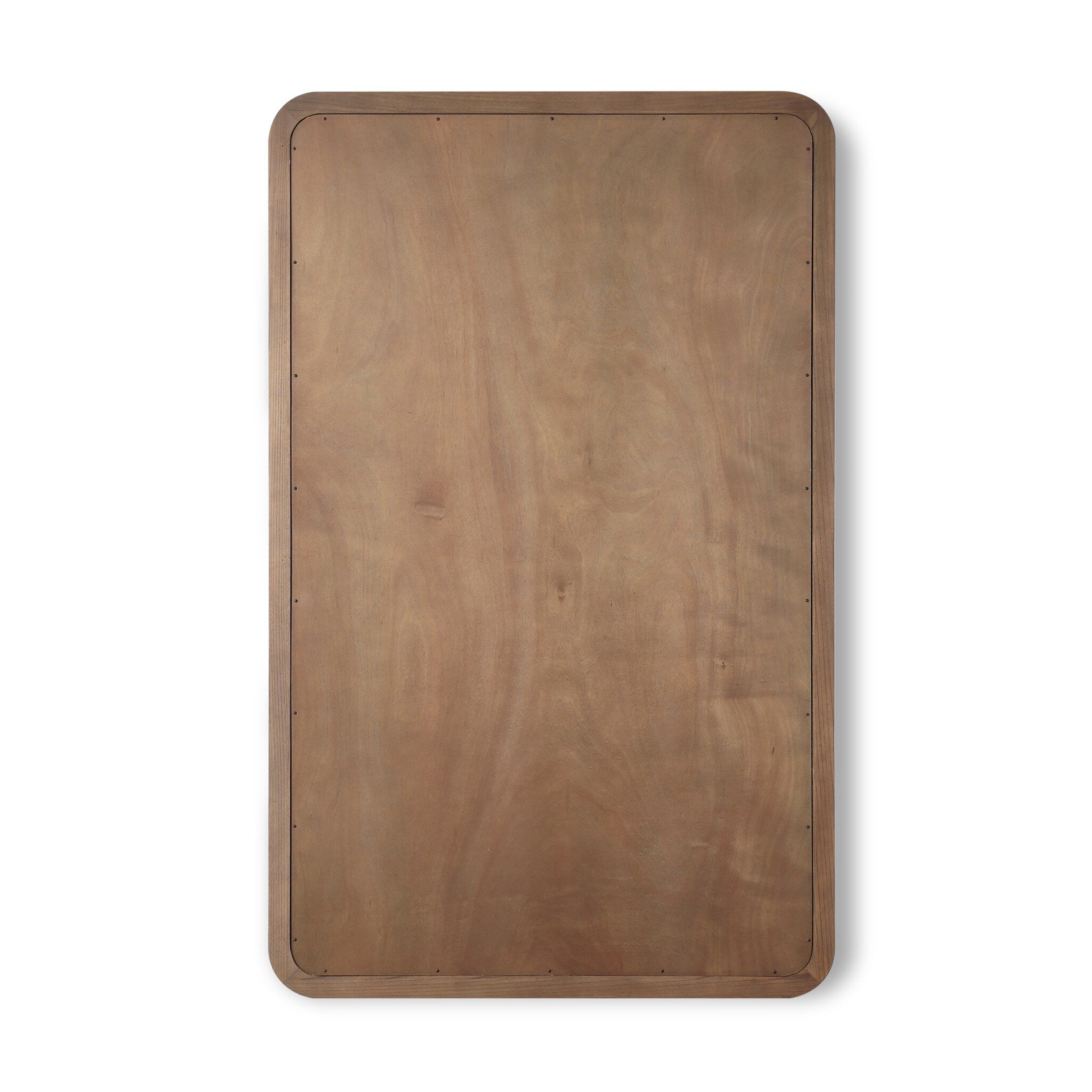 Four Hands Arno Grand Floor Mirror — Dark Green Lacquered Linen-Amber Sungkai Solid