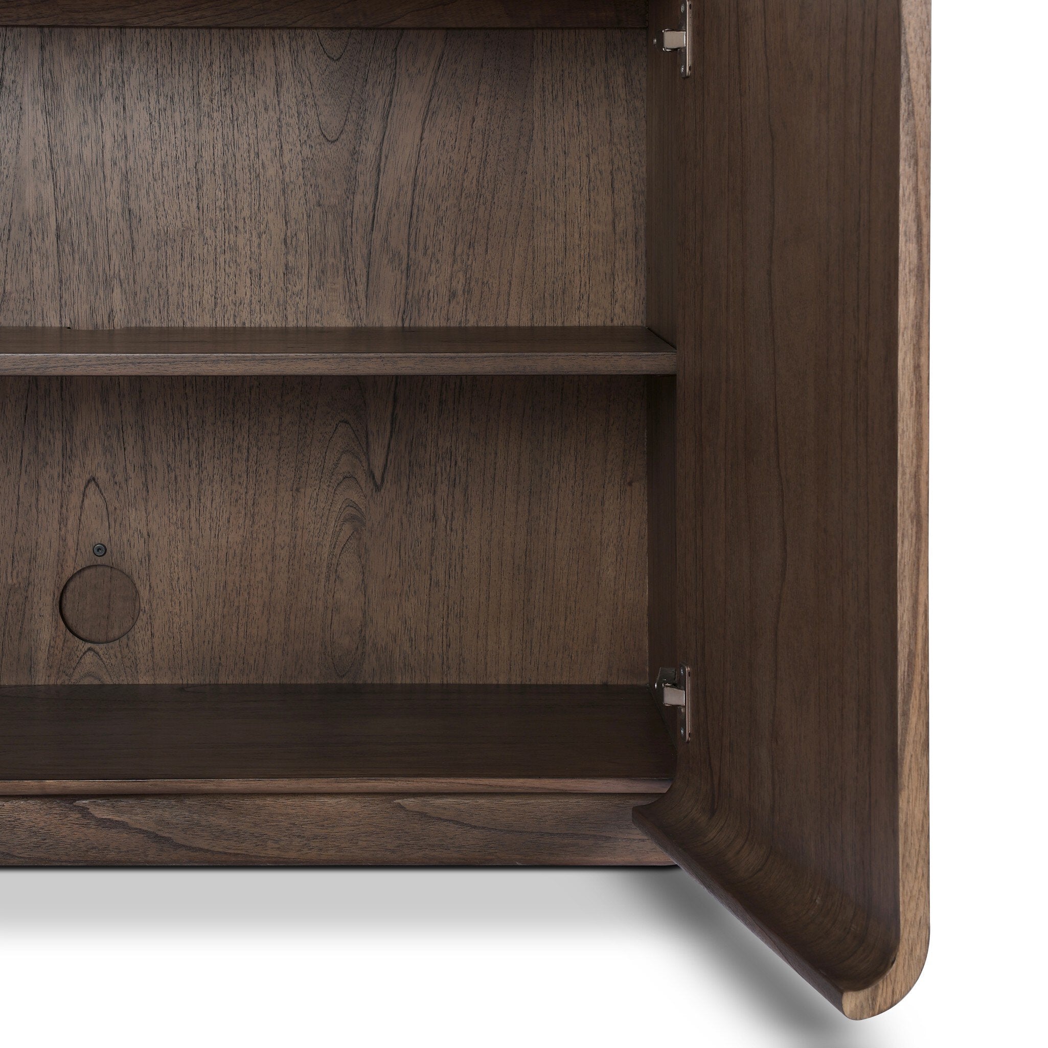 Four Hands Arlet Sideboard — Stained Saddle Brown Mindi Veneer-Stained Saddle Brown Mindi
