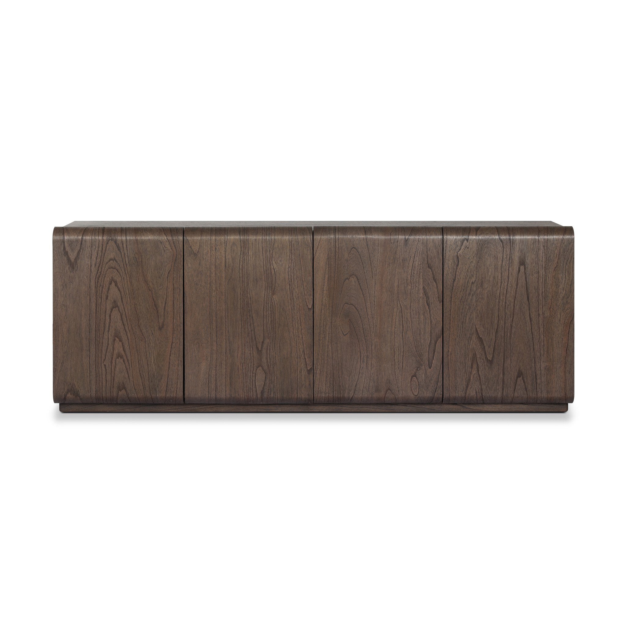 Four Hands Arlet Sideboard — Stained Saddle Brown Mindi Veneer-Stained Saddle Brown Mindi