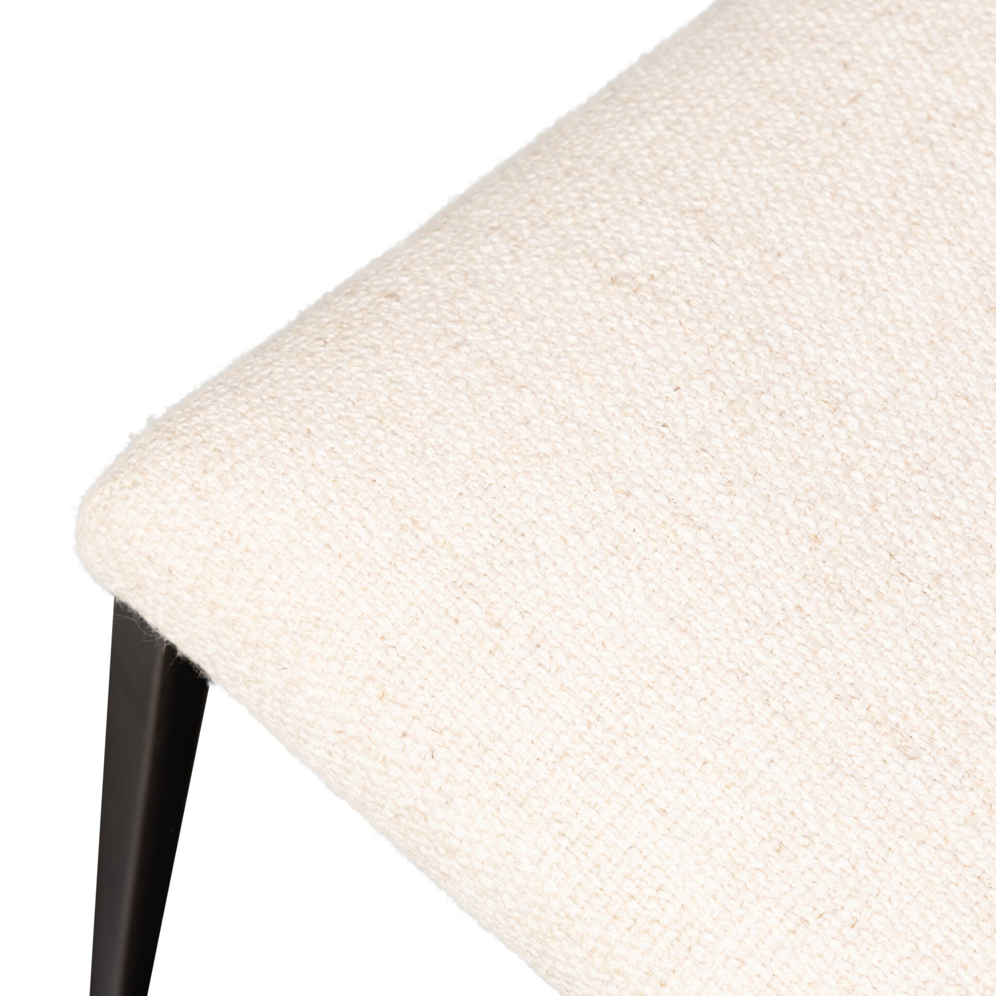 Four Hands Somerson Dining Chair — Thames Cream-Burnished Bronze-Aged Brass