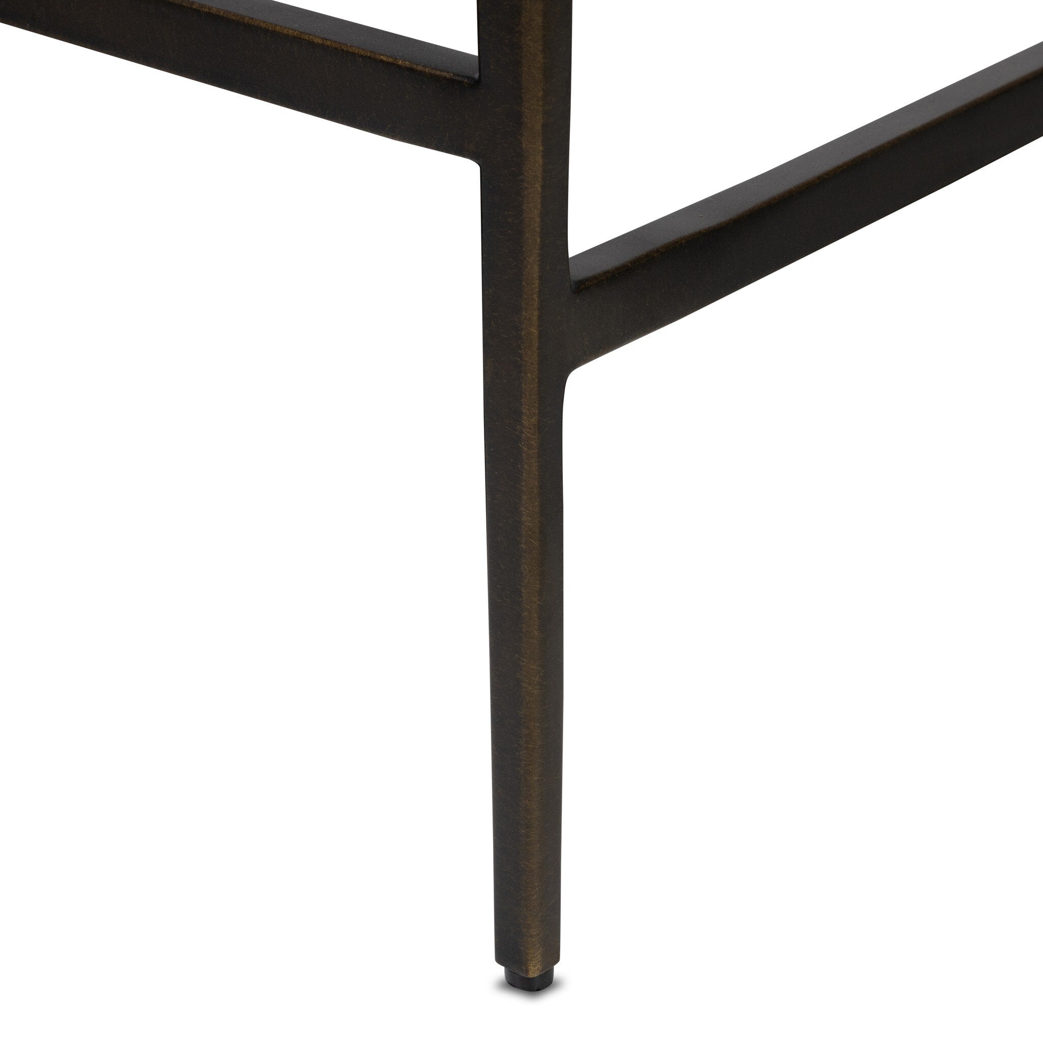 Four Hands Somerson Stool — Maestro Camel-Burnished Bronze-Aged Brass-Counter