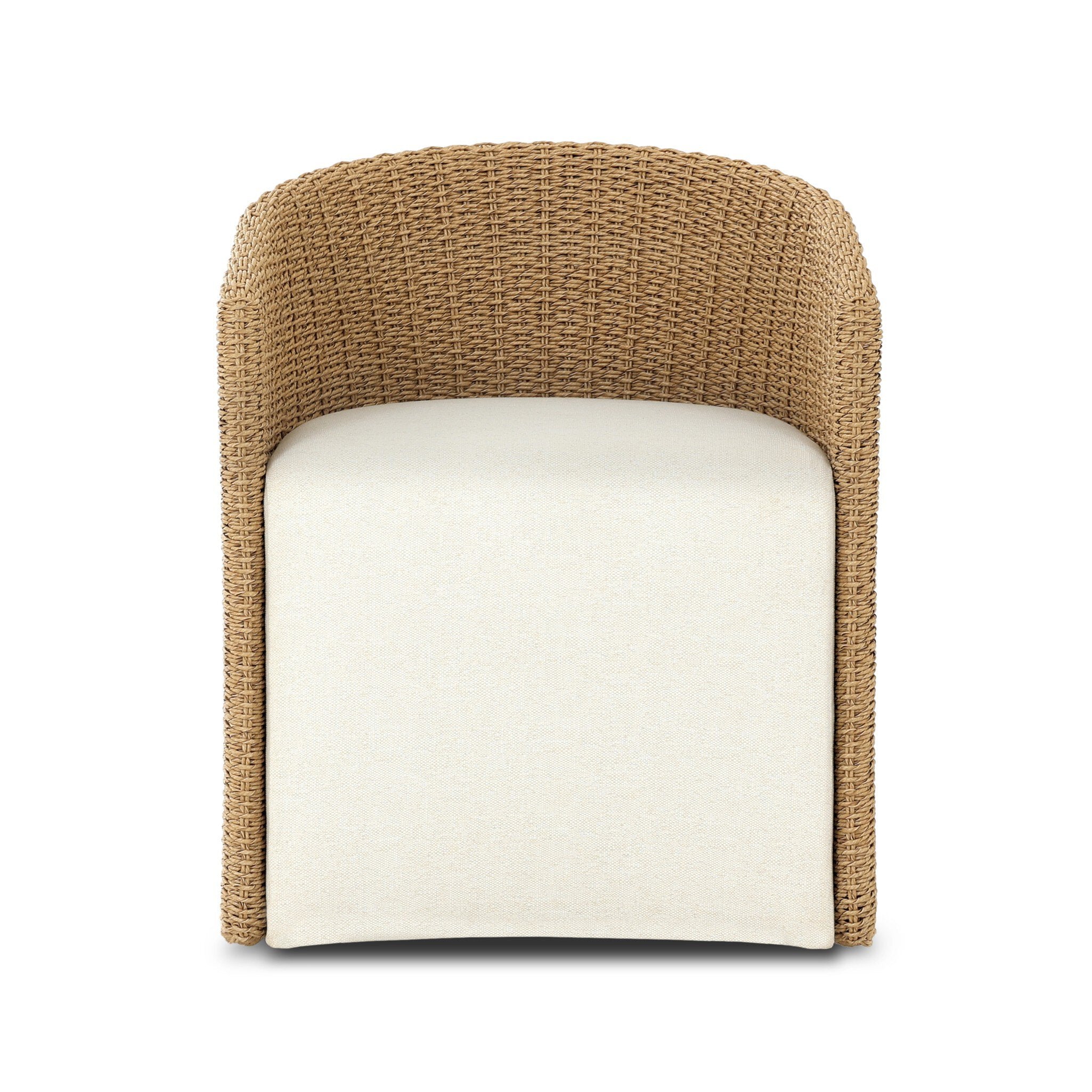 Four Hands Maven Outdoor Dining Chair — Faux Hyacinth-Alessi Linen
