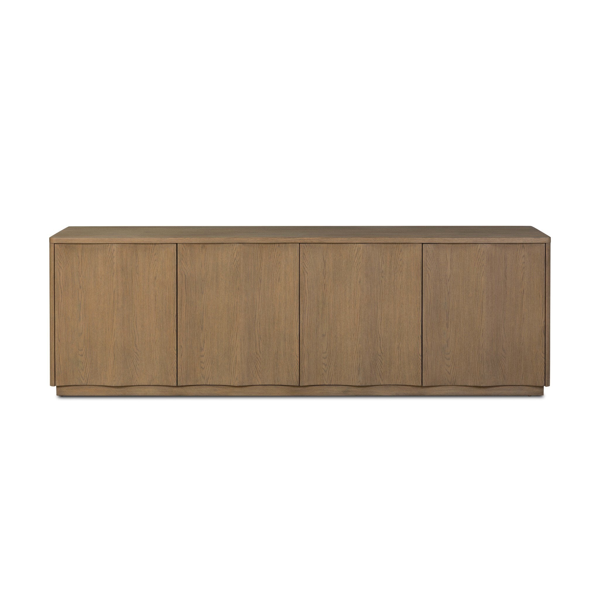 Four Hands Brookhurst Media Console — Drifted Oak Veneer-Drifted Oak