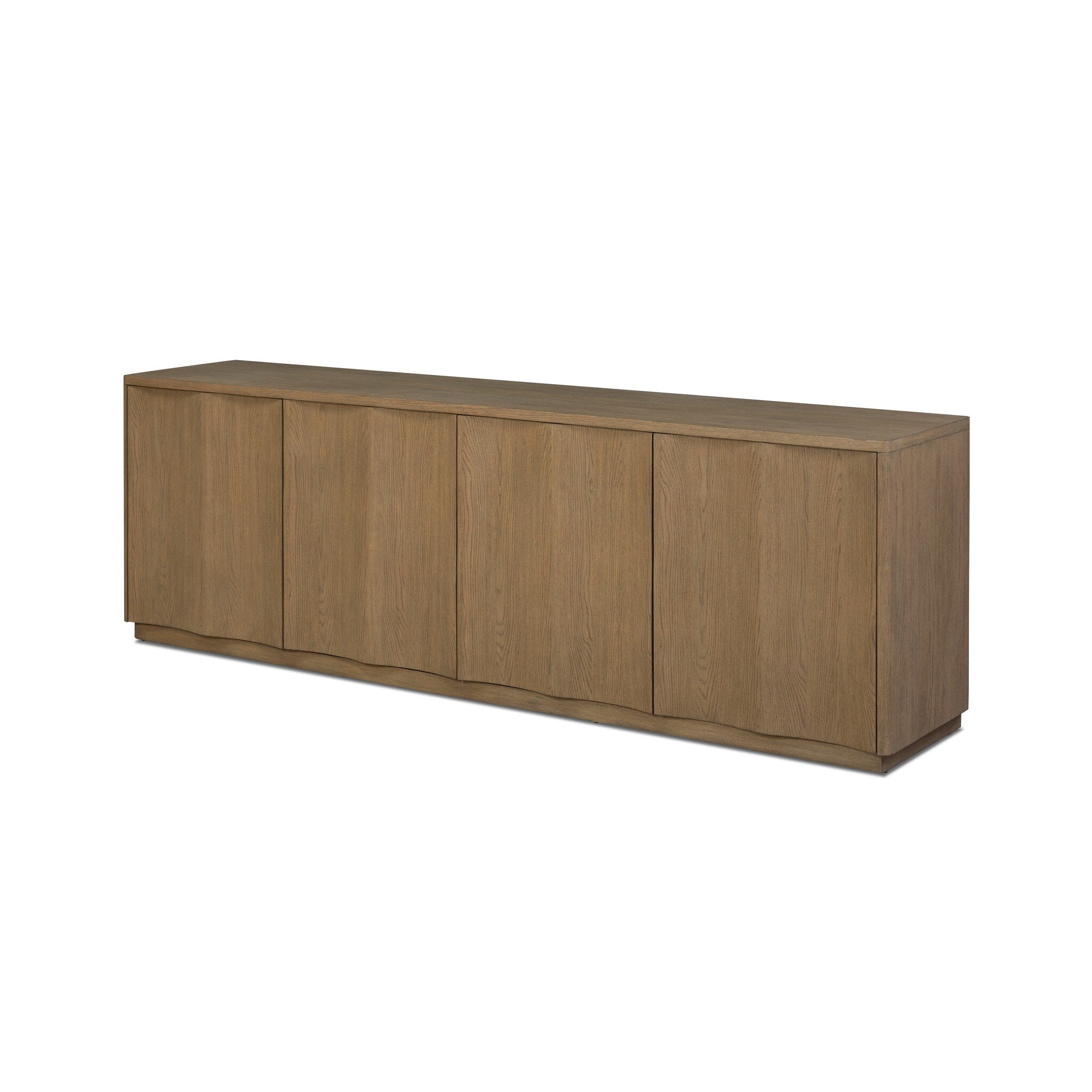 Four Hands Brookhurst Media Console — Drifted Oak Veneer-Drifted Oak