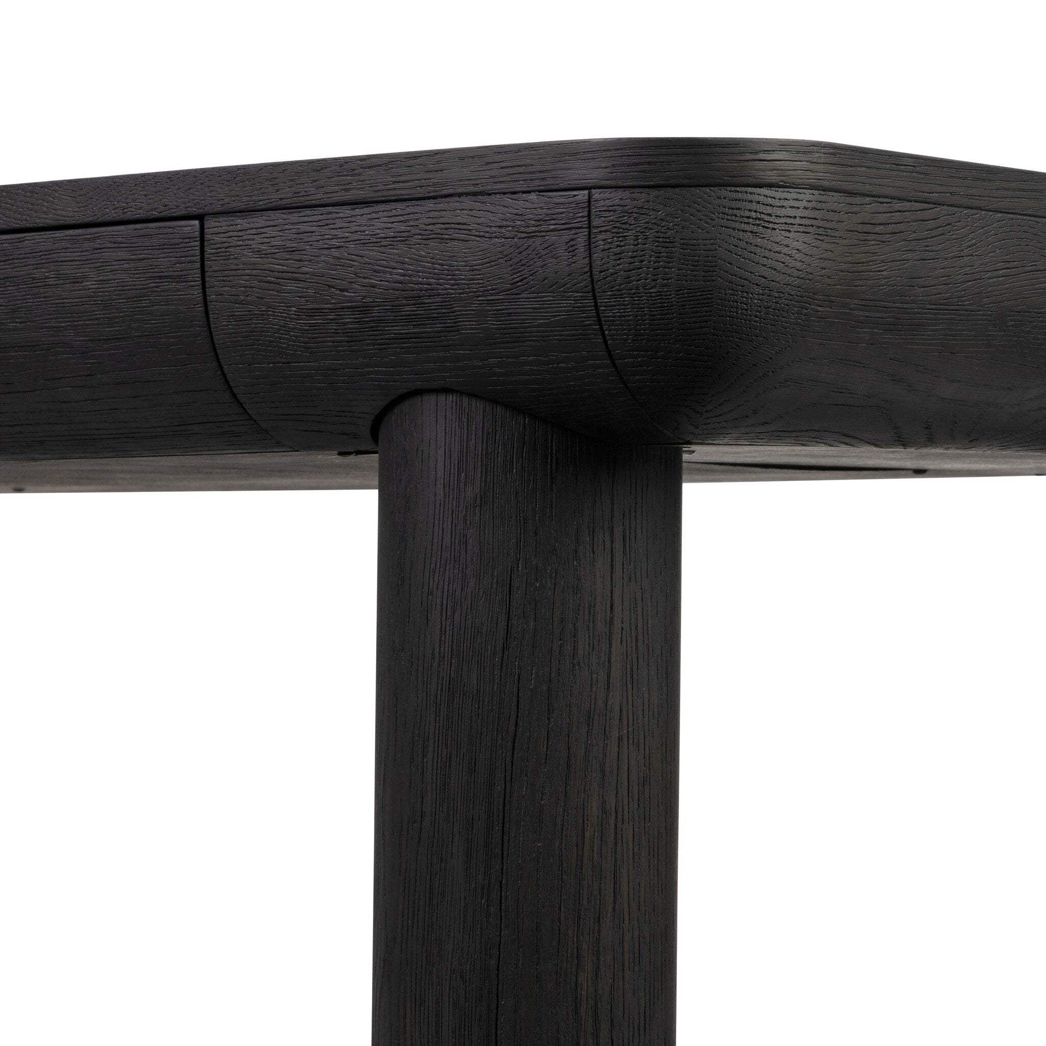 Four Hands Taylor Standing Desk — Worn Black Oak-Worn Black Oak Veneer