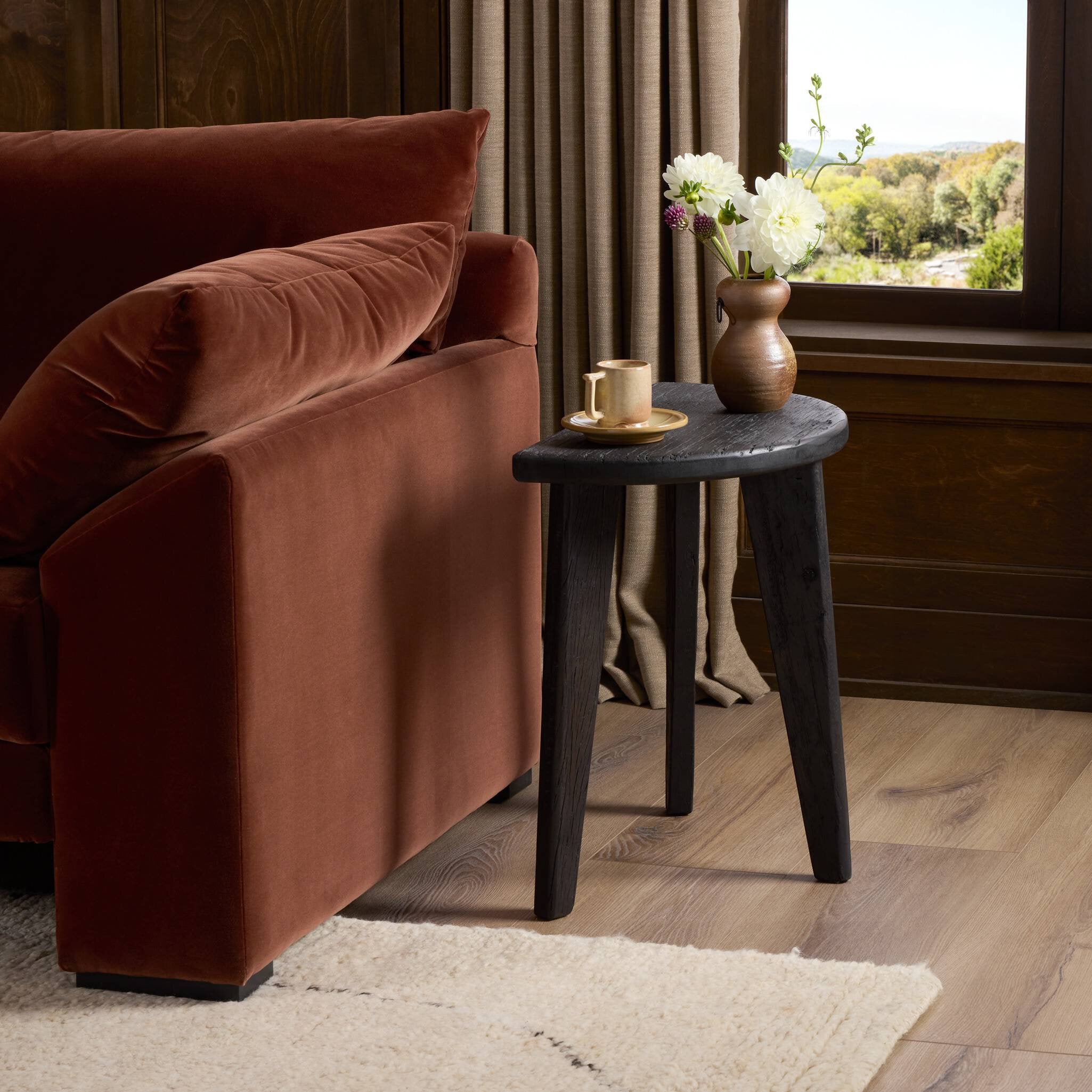 Four Hands Ida End Table — Grey Reclaimed
