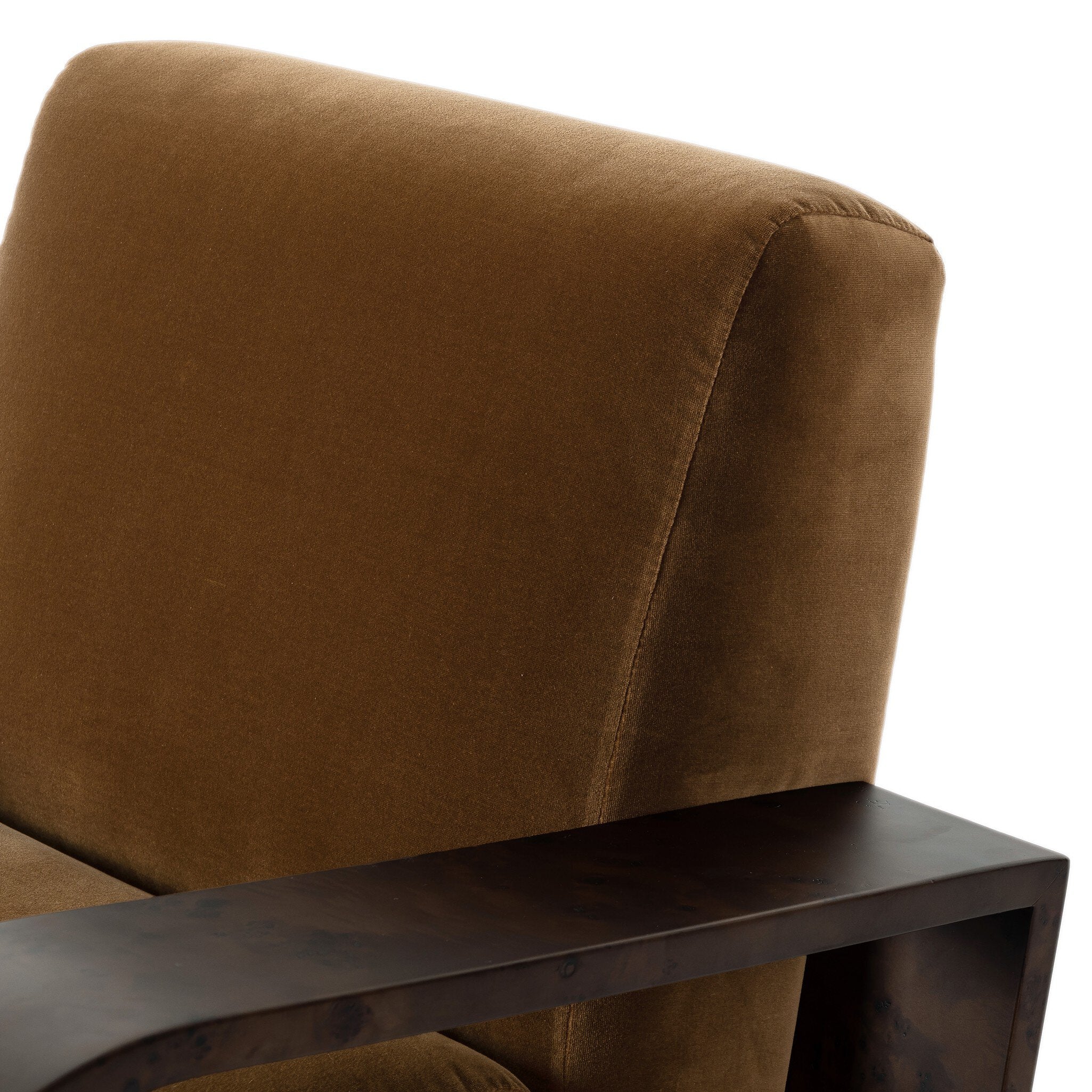 Four Hands Montez Chair — Surrey Ochre-Umber Mappa Burl