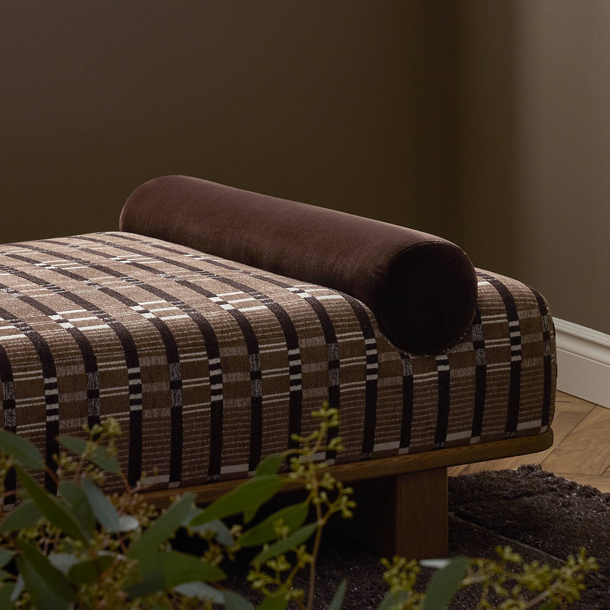Four Hands Teia Chaise — Sandhill Cocoa-Distressed Sable-Monte Chocolate