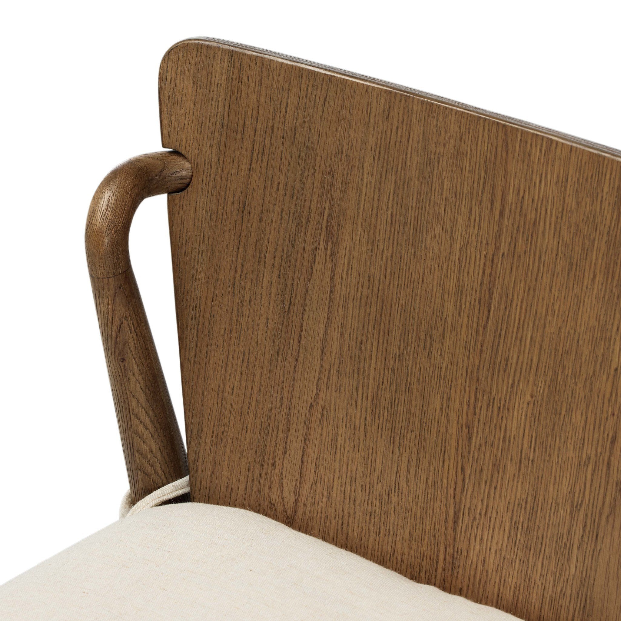 Four Hands Ankeny Dining Chair — Amber Oak-Savile Flax