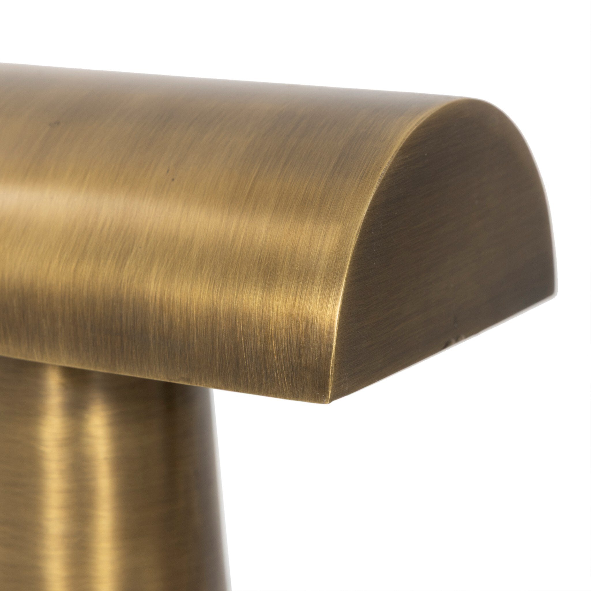Four Hands Lumo Cordless Table Lamp — Aged Antique Brass Iron