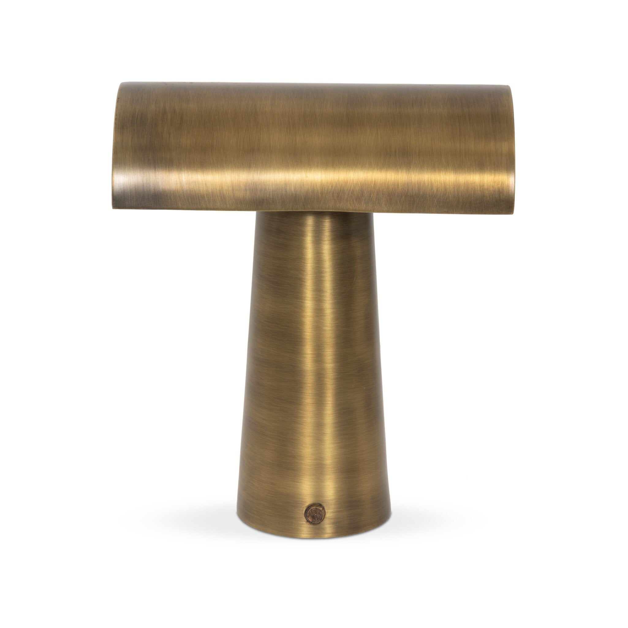 Four Hands Lumo Cordless Table Lamp — Aged Antique Brass Iron