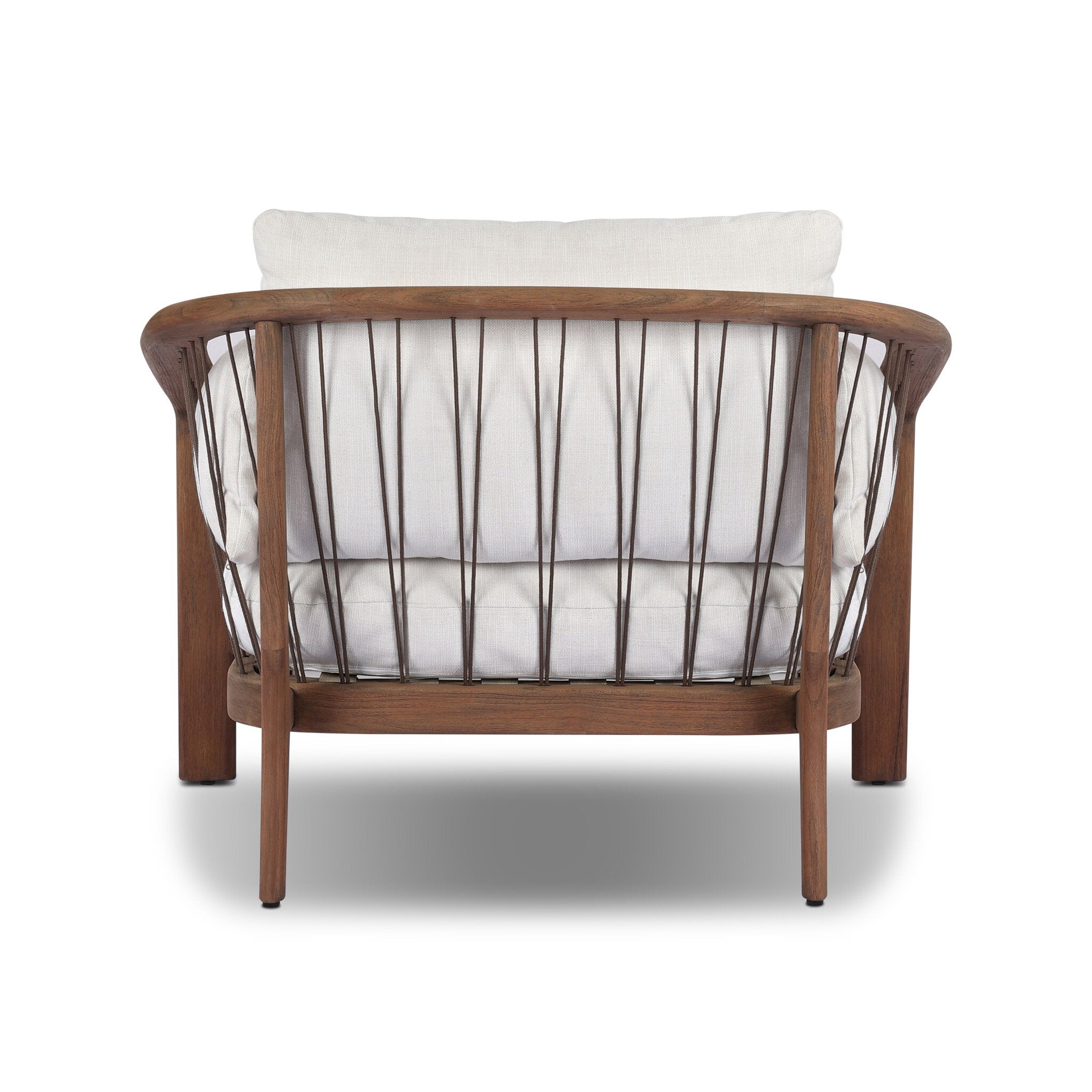 Four Hands Ambrosia Outdoor Chair — Vergo Cream-Earth Rope-Stained Toasted Brown-FSC