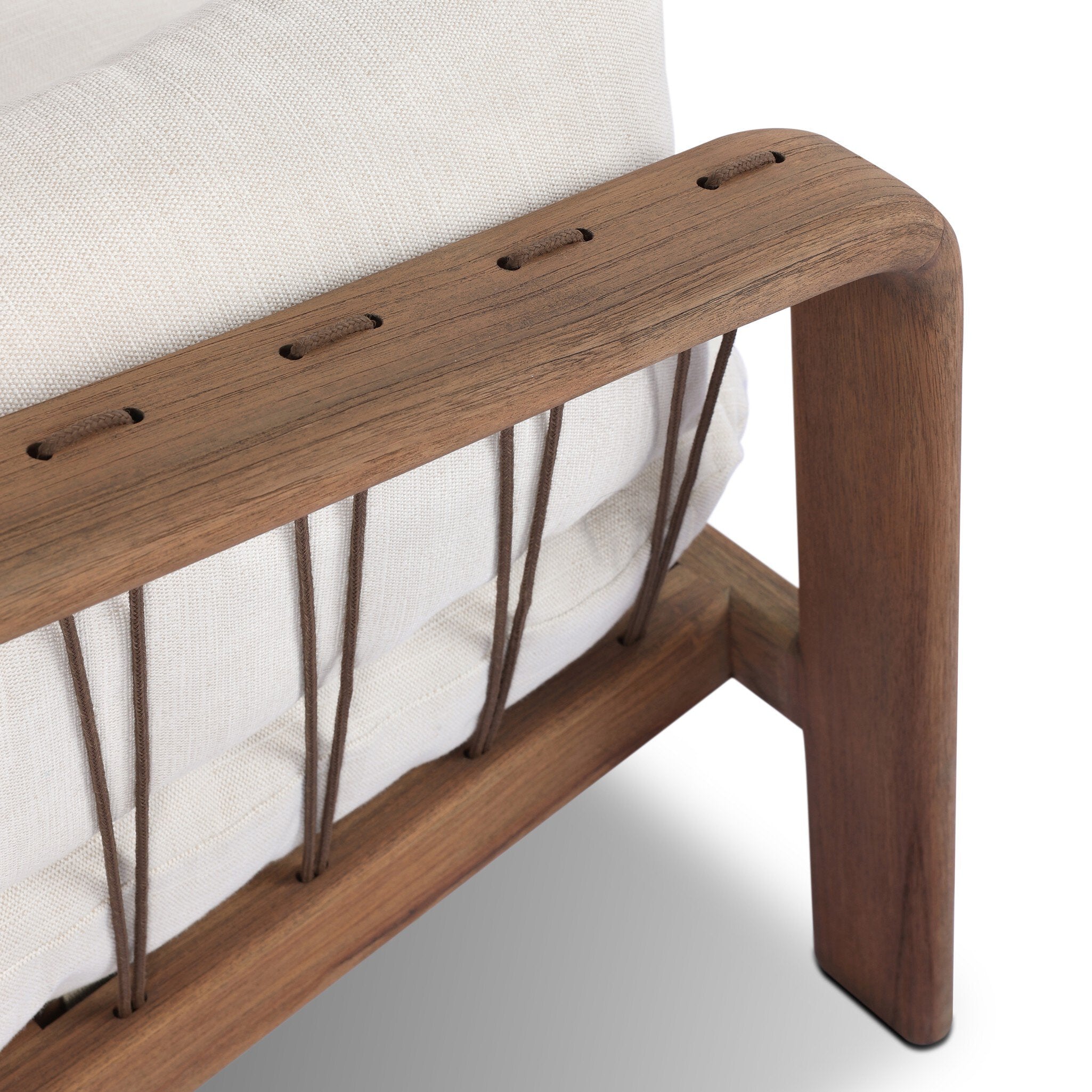 Four Hands Ambrosia Outdoor Chair — Vergo Cream-Earth Rope-Stained Toasted Brown-FSC