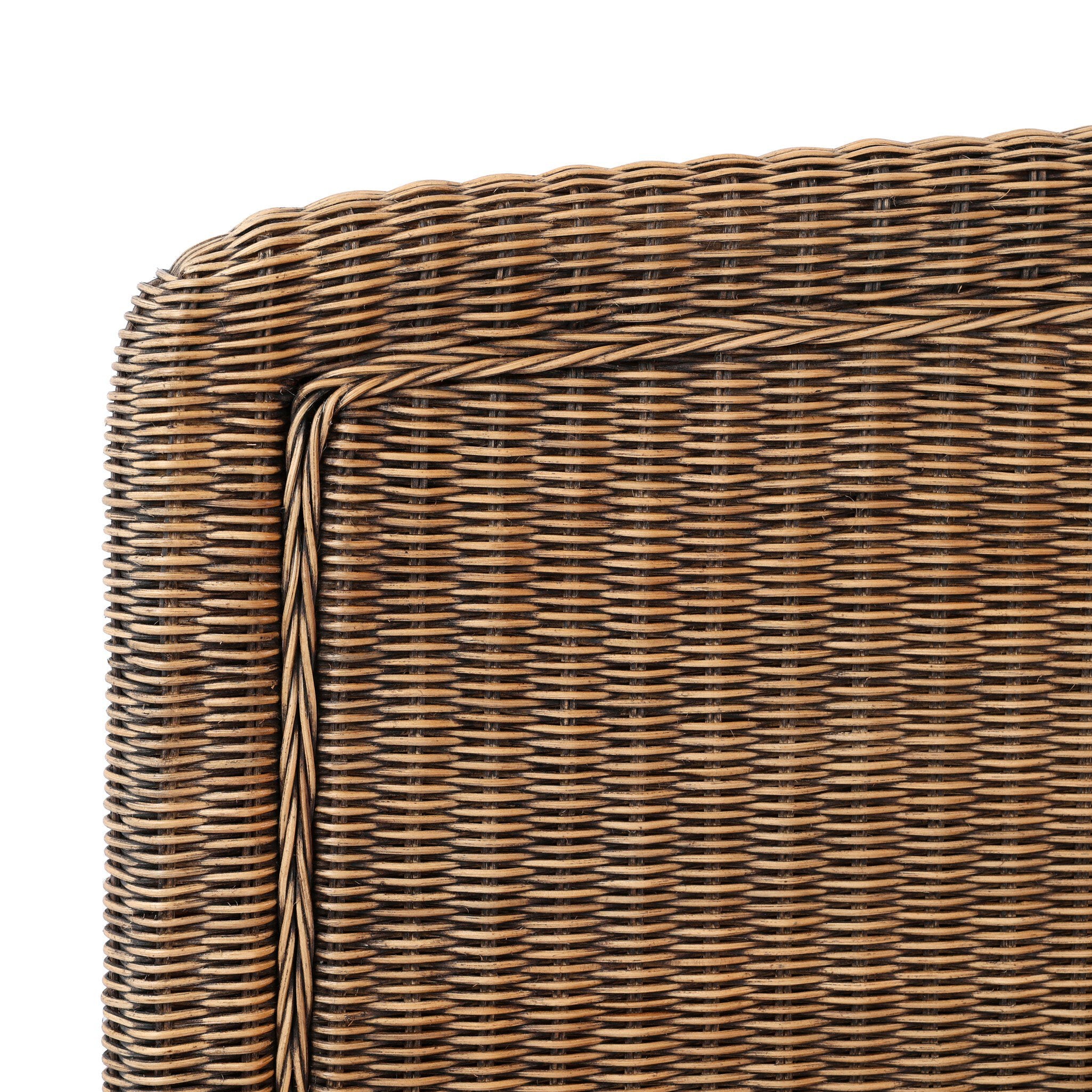 Four Hands Costa Bed — Natural Brown Rattan-Queen