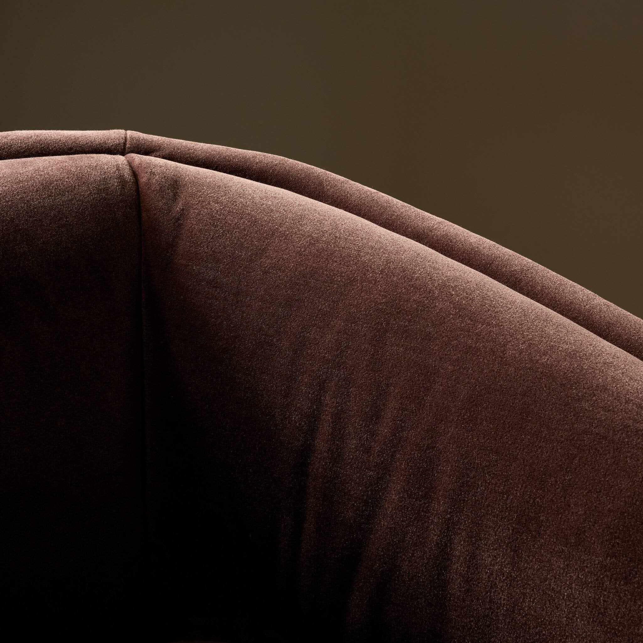 Four Hands Presley Swivel Chair — Monte Chocolate