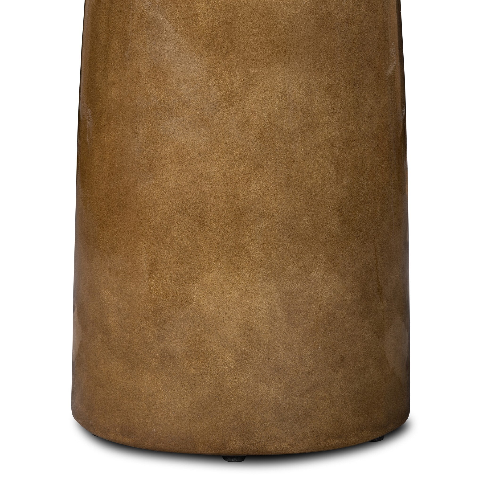 Four Hands Maudlin Bistro Table — Glossy Ochre Concrete