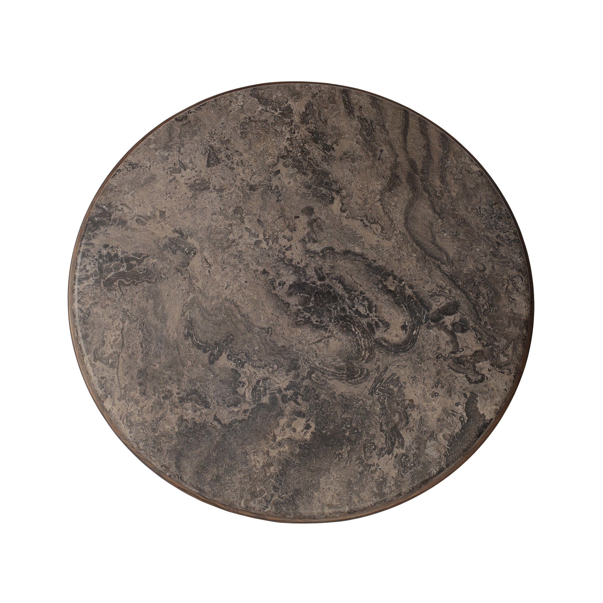 Four Hands Zeke Coffee Table — Coco Nettlewood-Warm Grey Marble-Coco Ash Veneer